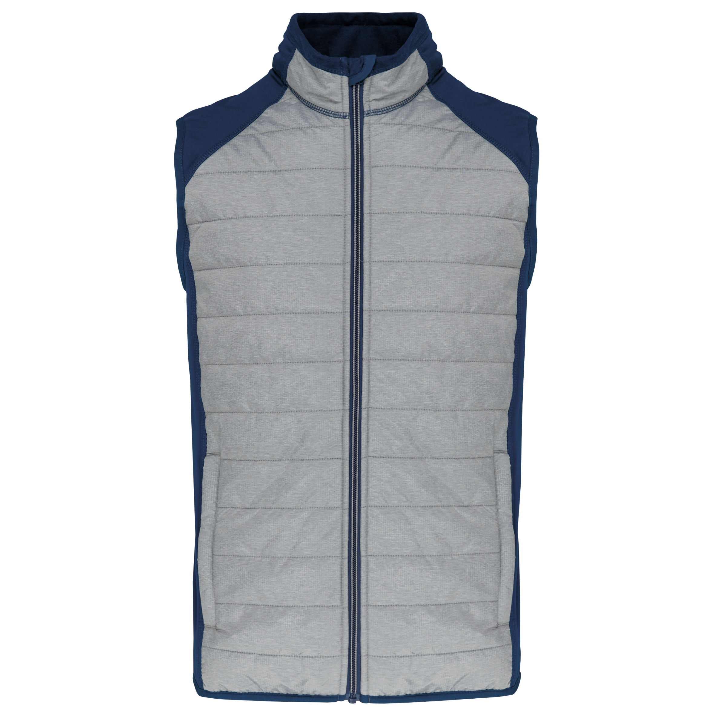 Miniature 12 pour Veste sport bi-matière sans manches unisexe