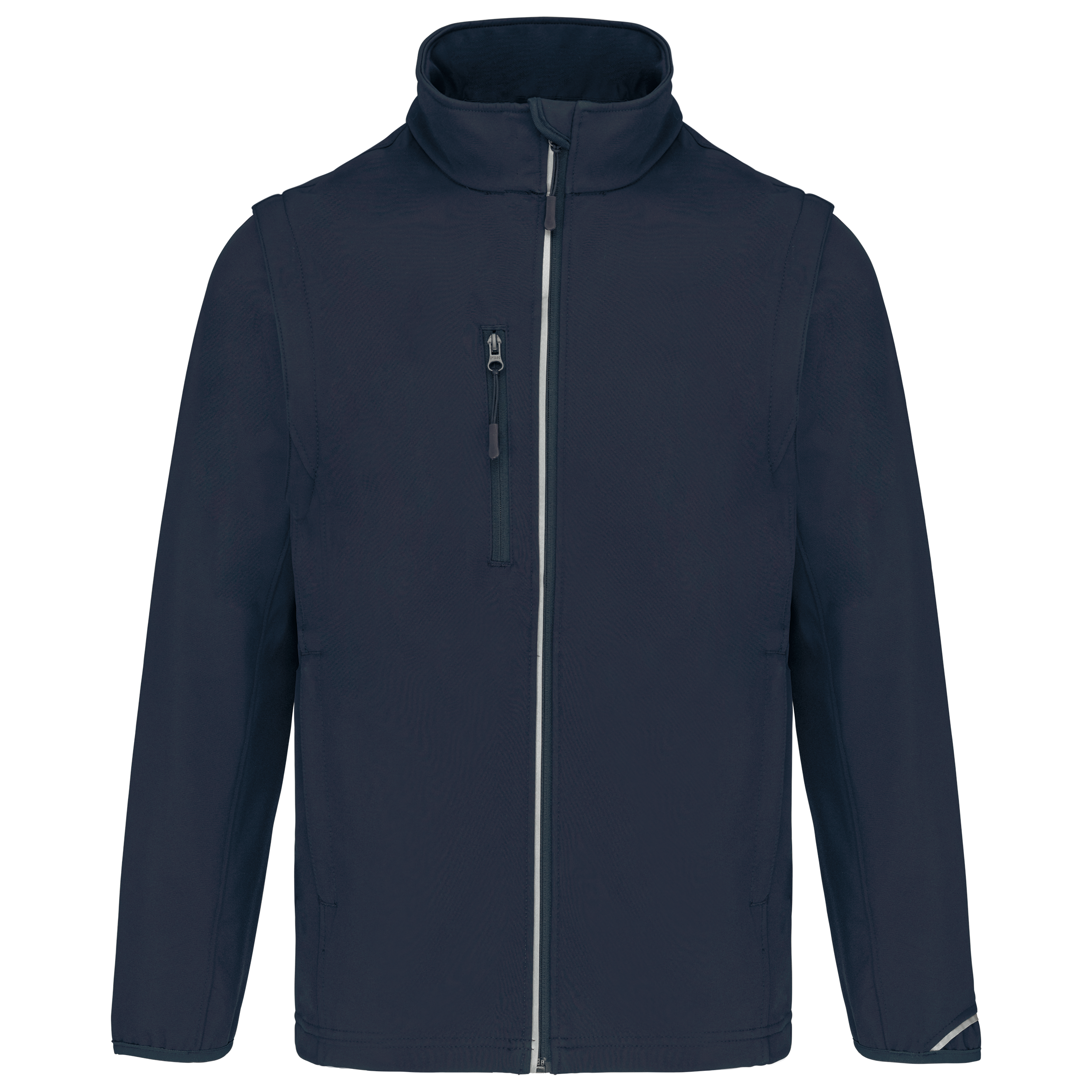 Miniature 22 pour Veste softshell sport manches amovibles unisexe