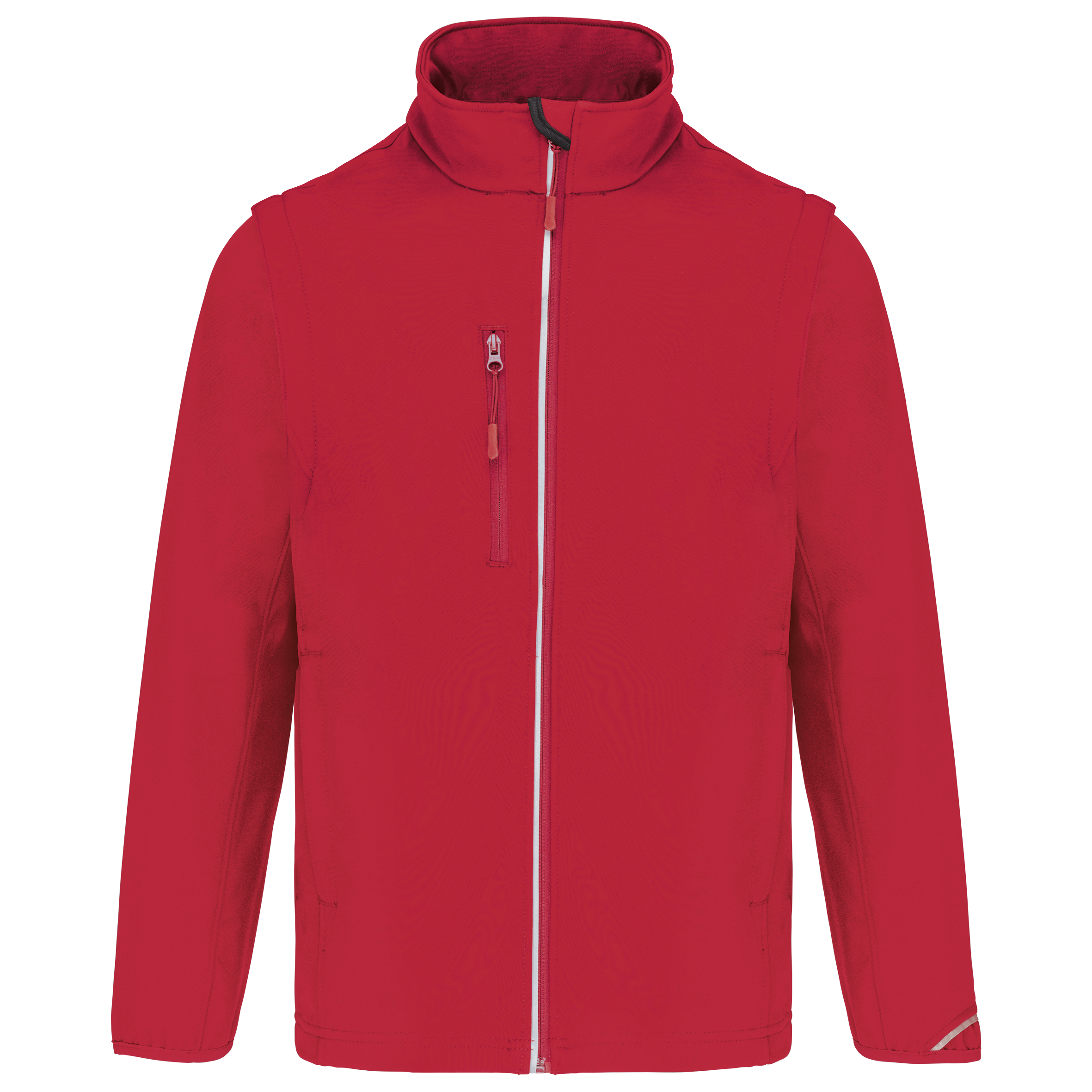 Miniature 23 pour Veste softshell sport manches amovibles unisexe