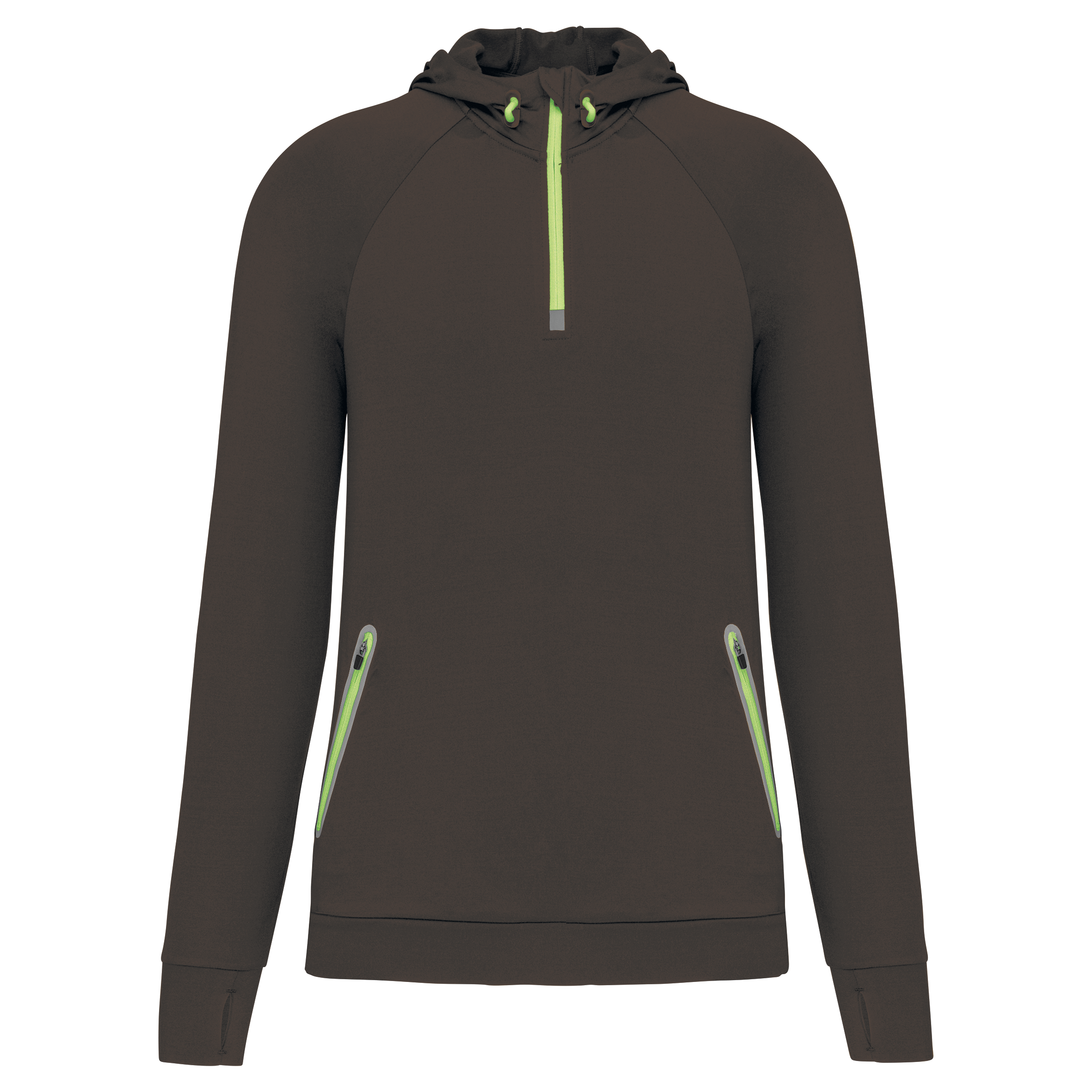 Miniature 15 pour Sweat-shirt à capuche 1/4 zip sport unisexe