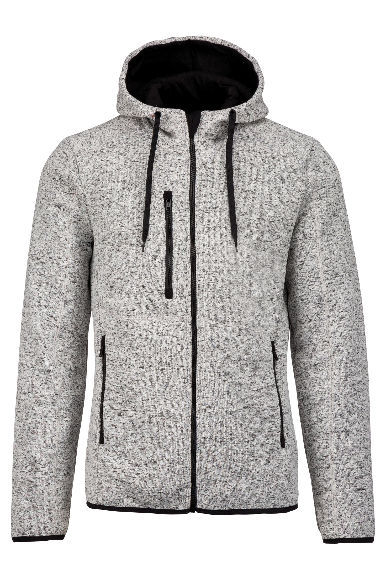 Miniature 9 pour Veste à capuche chinée homme