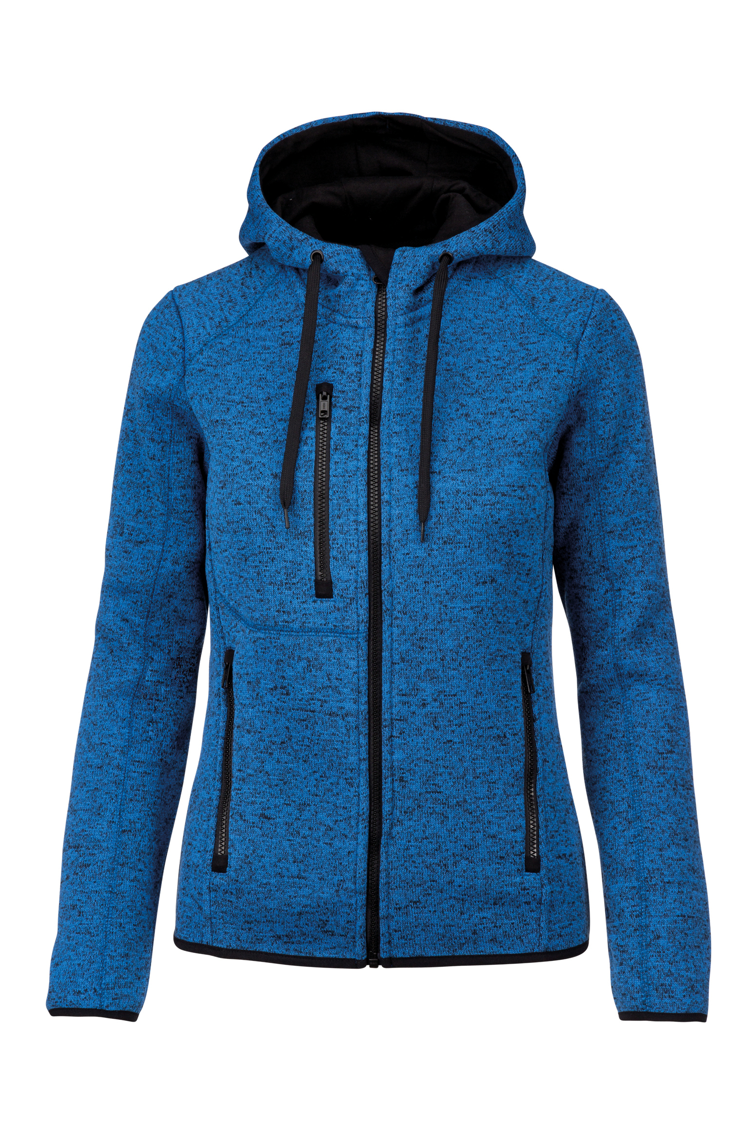Miniature 10 pour Veste à capuche chinée femme