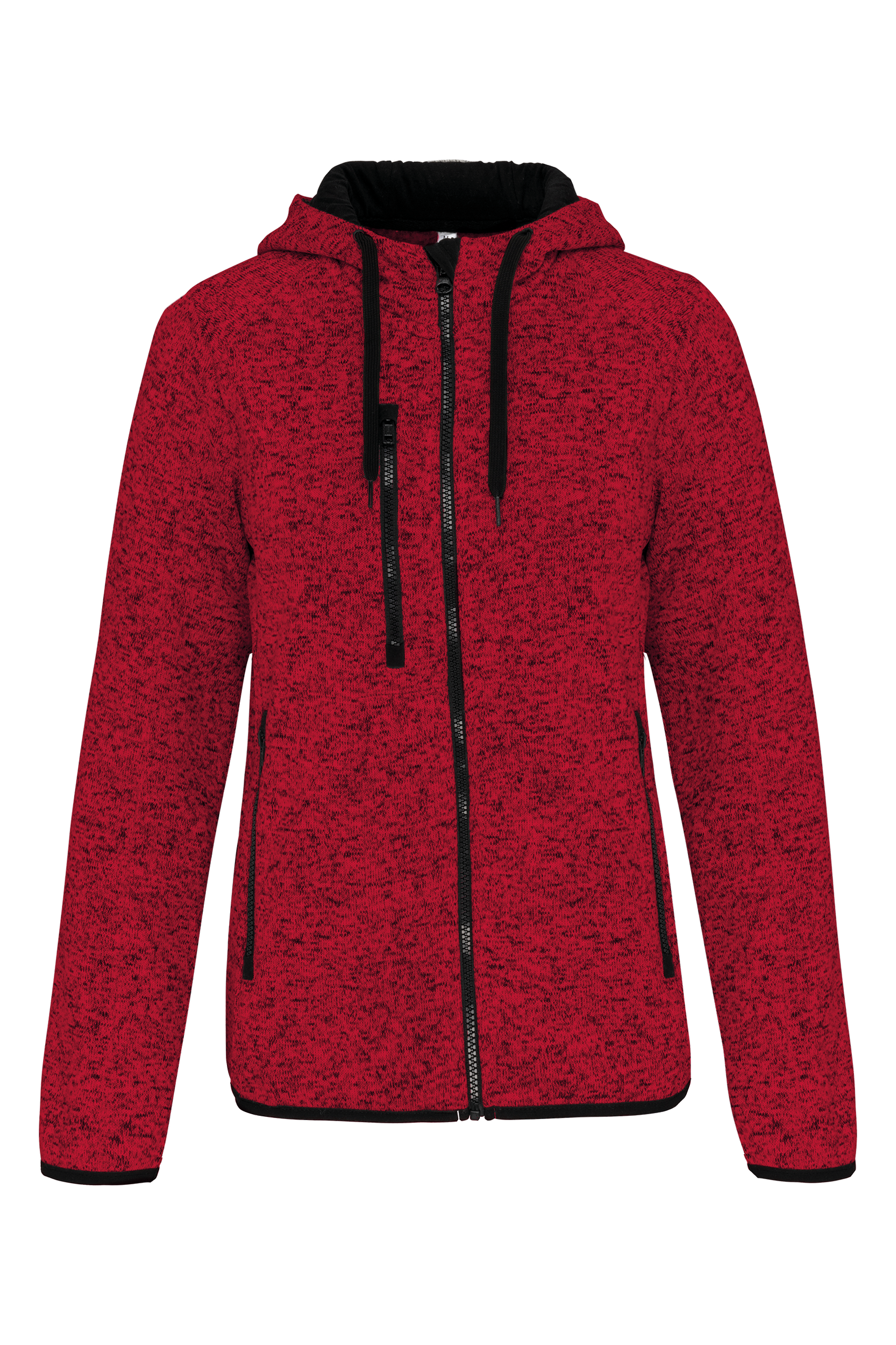 Miniature 12 pour Veste à capuche chinée femme