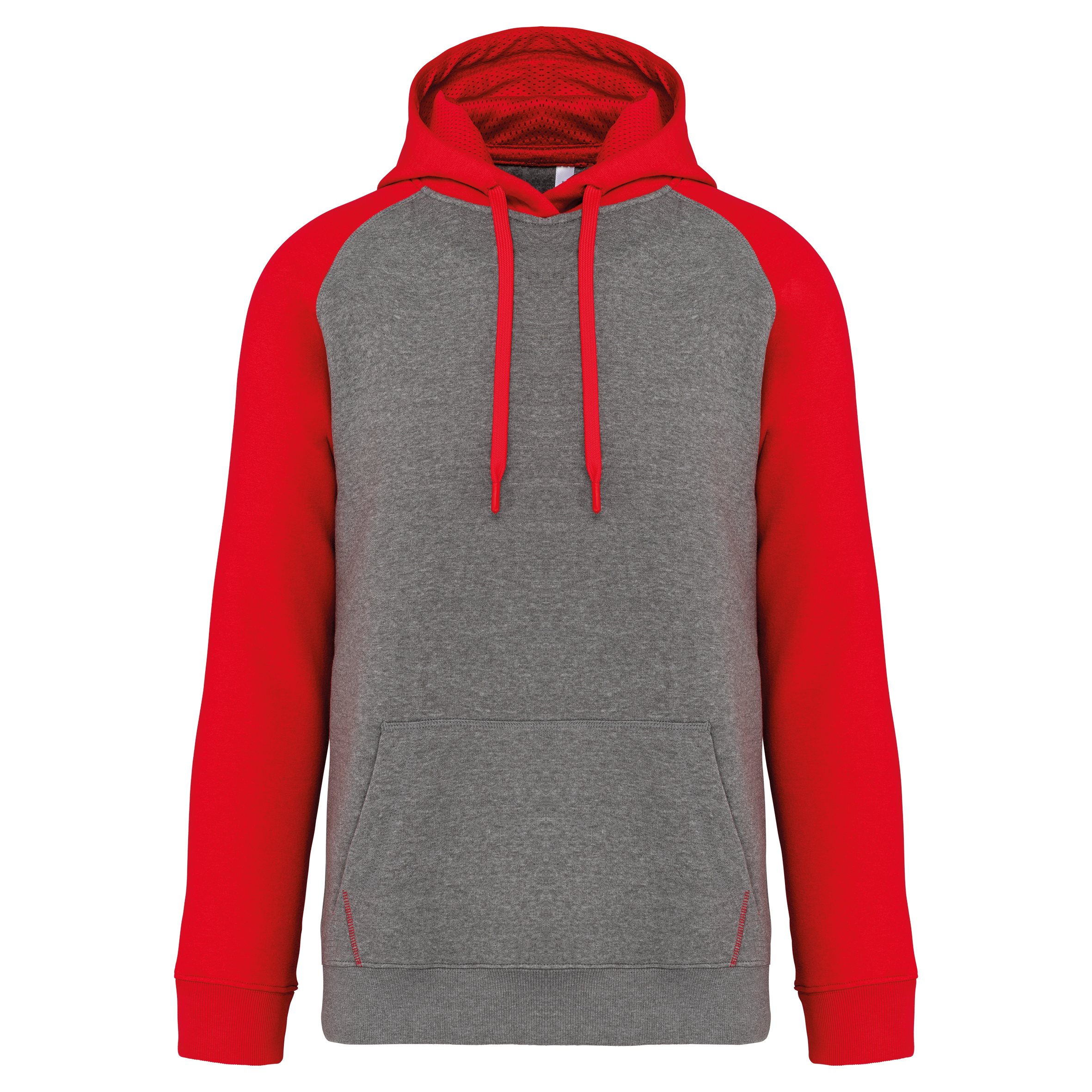 Miniature 8 pour Sweat-shirt à capuche bicolore unisexe
