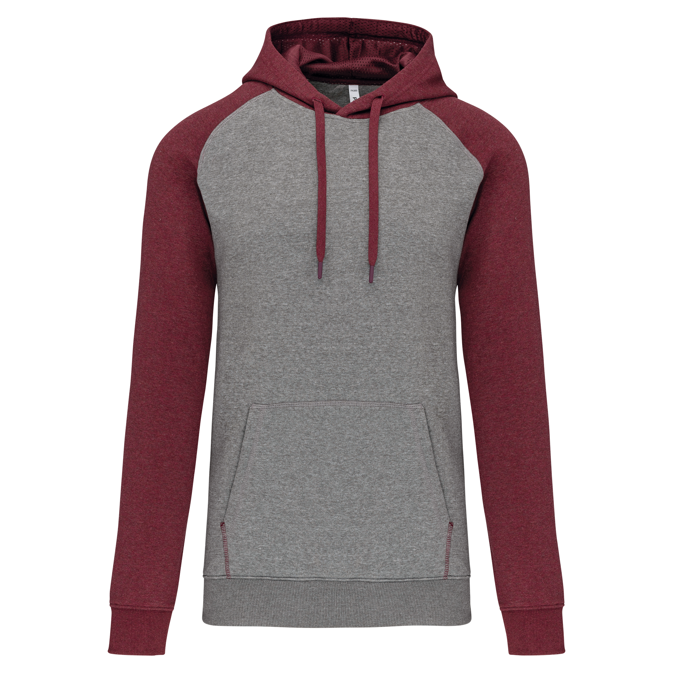 Miniature 9 pour Sweat-shirt à capuche bicolore unisexe