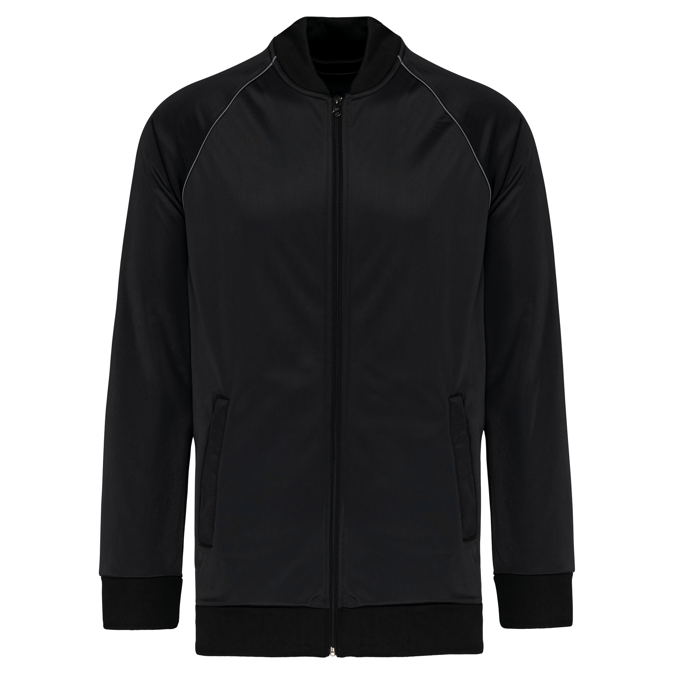 Miniature 2 pour Veste de survêtement zippée avec liseré unisexe
