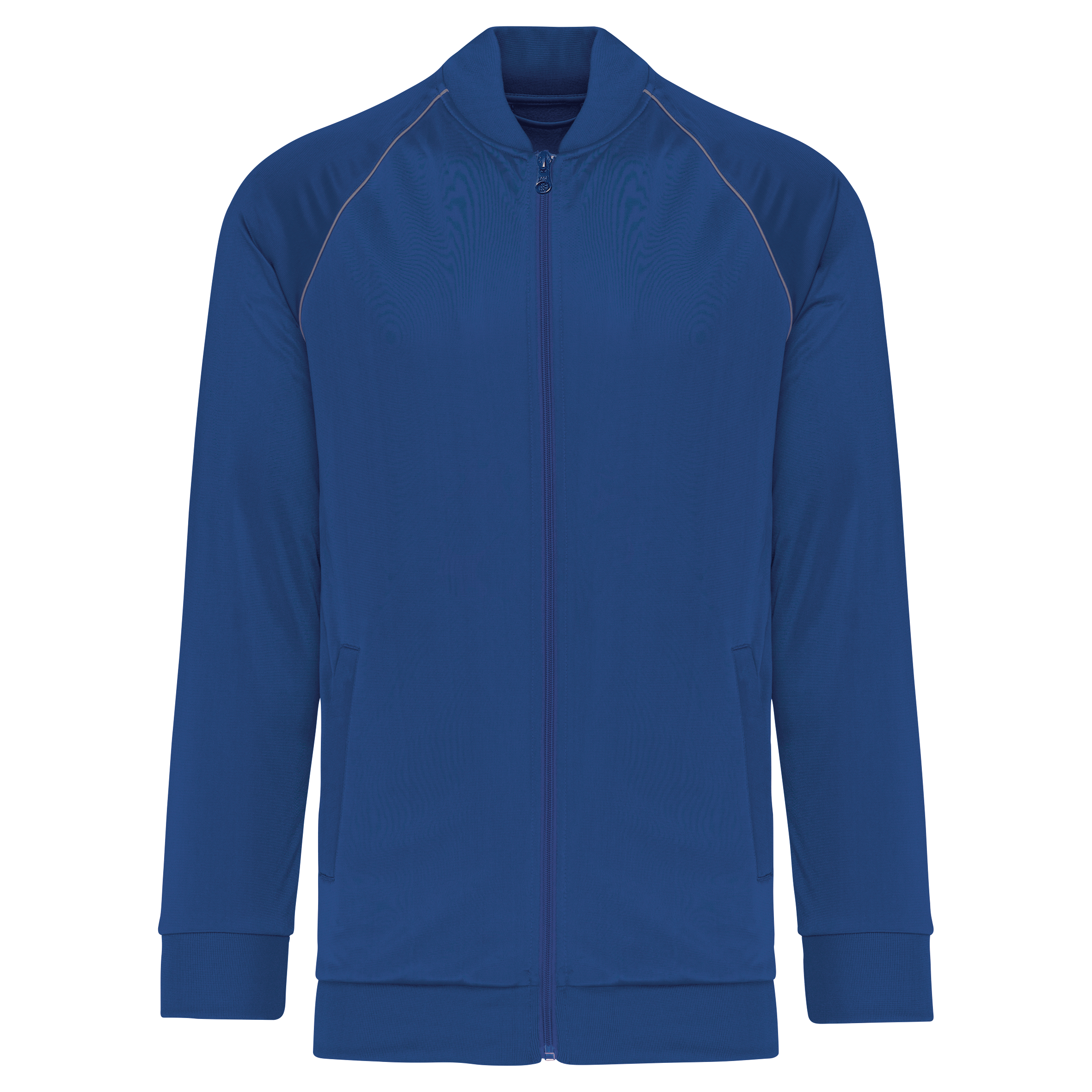 Miniature 5 pour Veste de survêtement zippée avec liseré unisexe