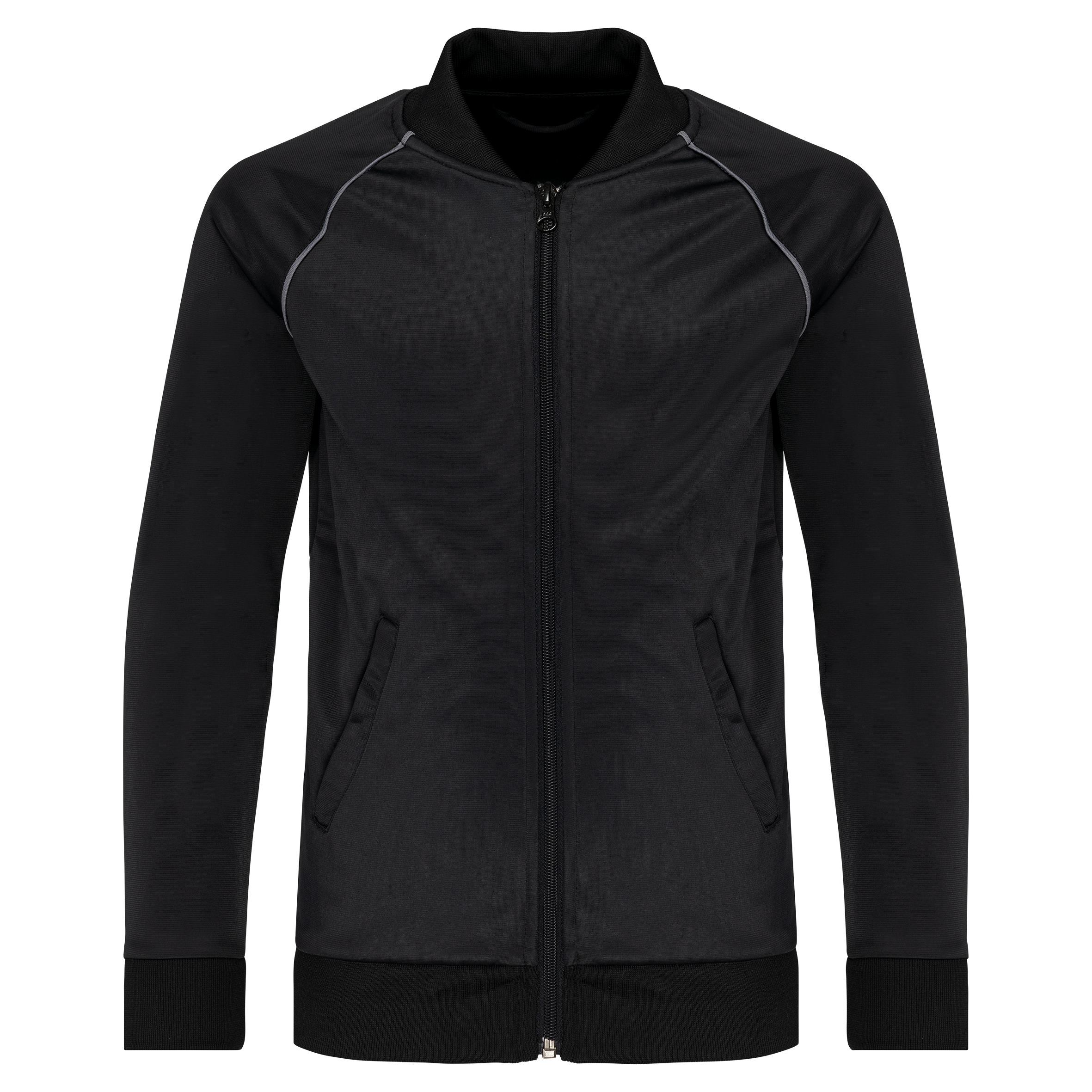 Miniature 8 pour Veste de survêtement zippée avec liseré enfant