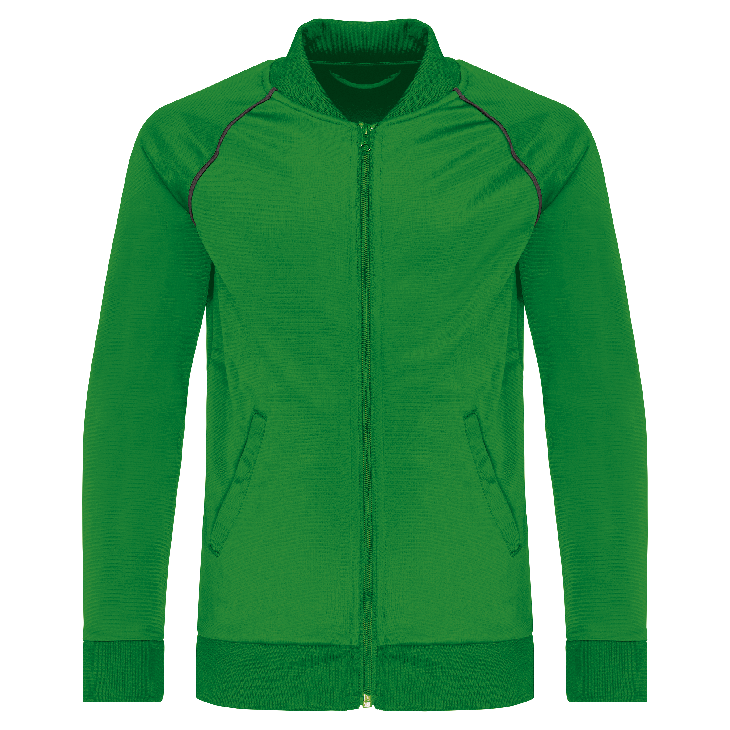 Miniature 12 pour Veste de survêtement zippée avec liseré enfant