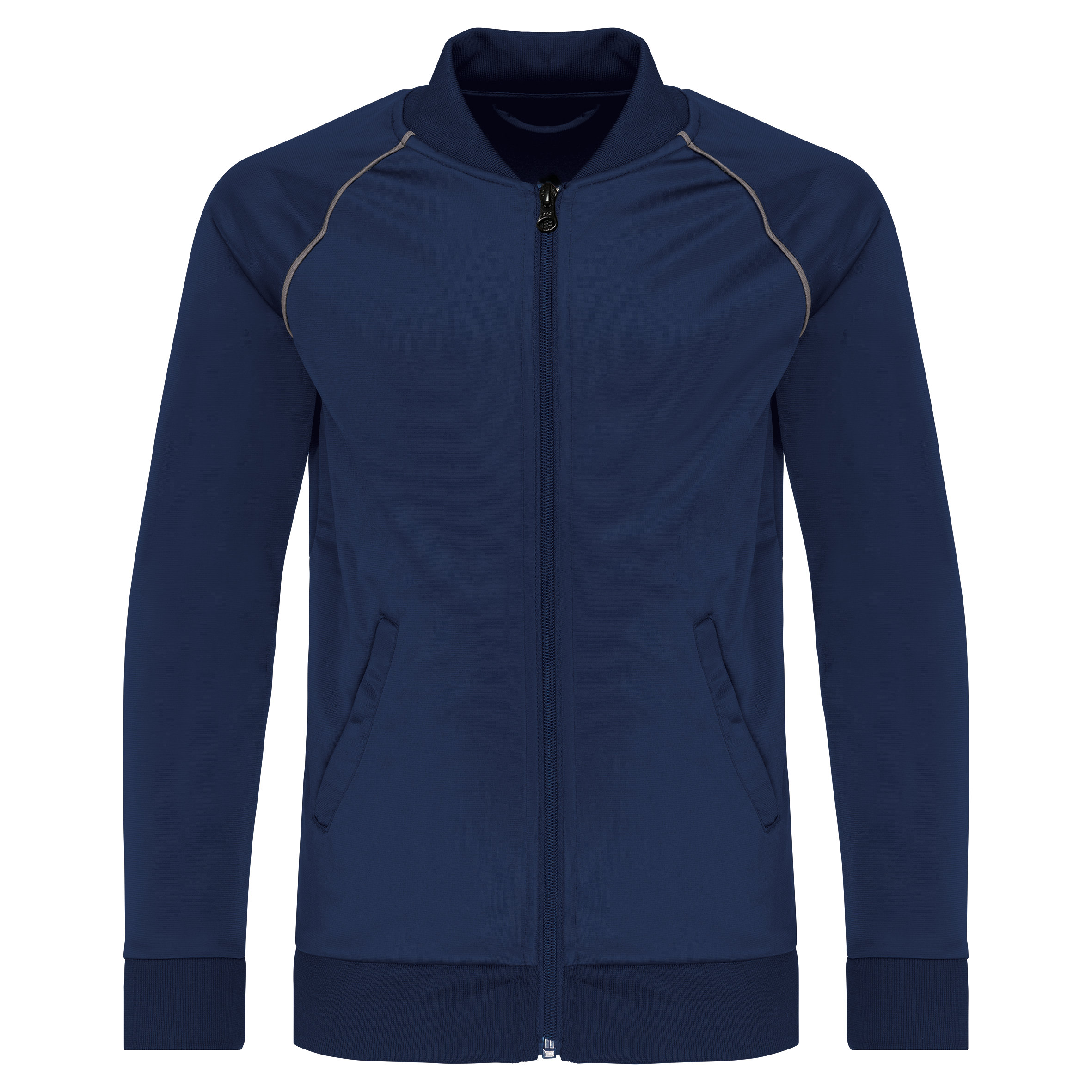 Miniature 10 pour Veste de survêtement zippée avec liseré enfant