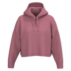 Visuel Sweat-shirt crop à capuche femme
