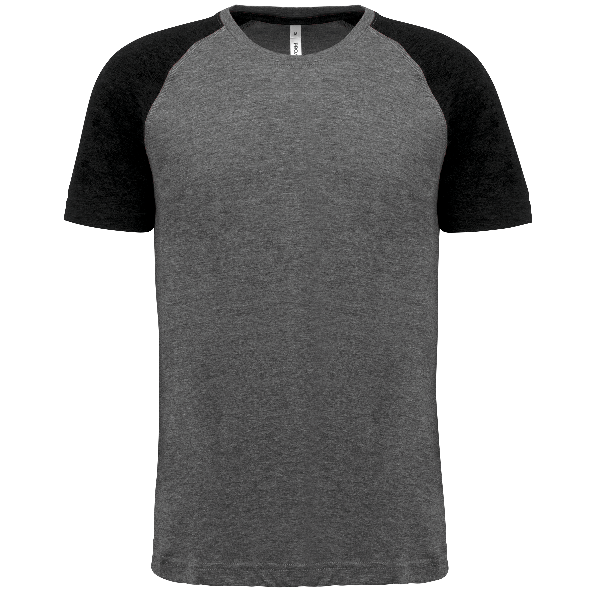 Miniature 7 pour T-shirt triblend bicolore sport manches courtes unisexe
