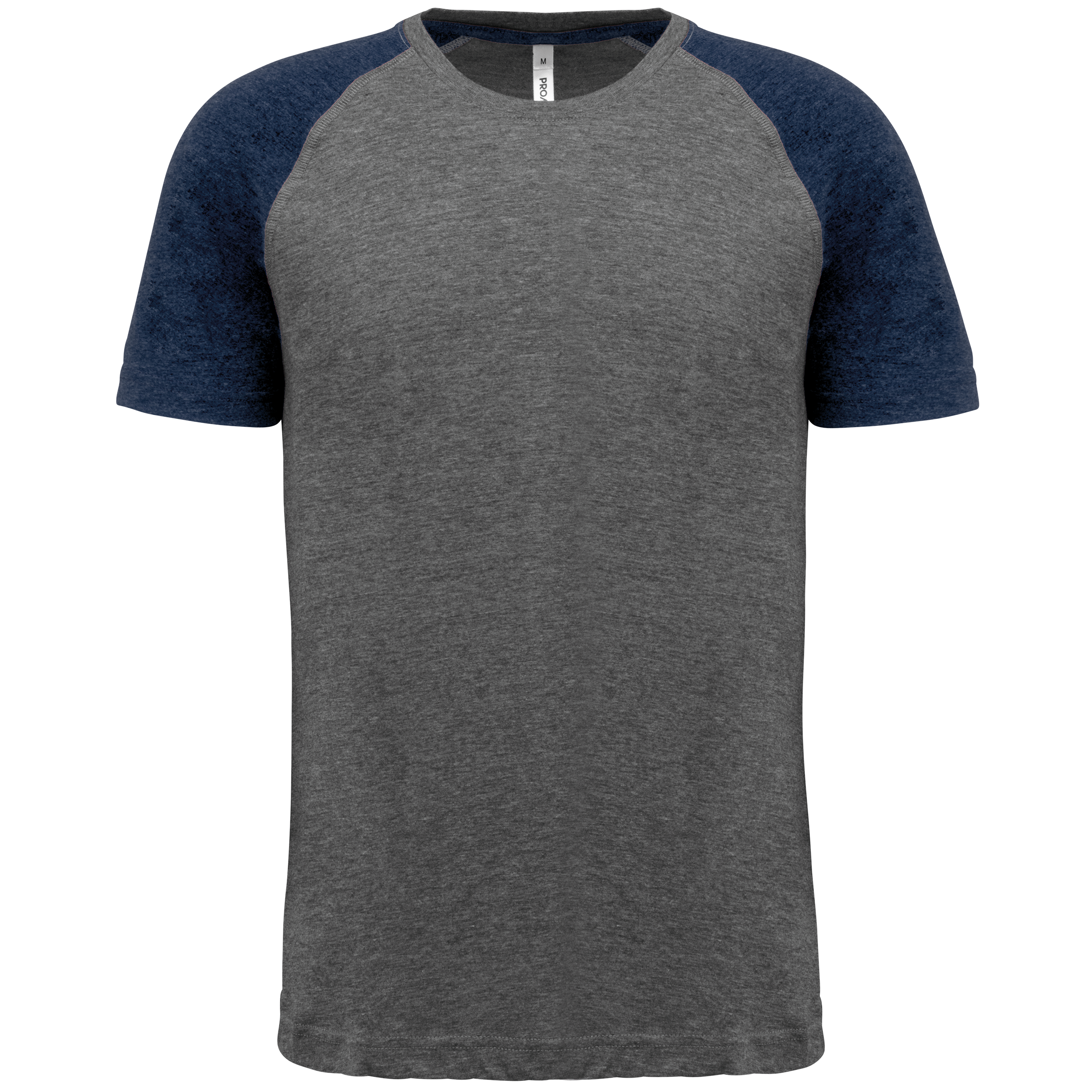 Miniature 8 pour T-shirt triblend bicolore sport manches courtes unisexe