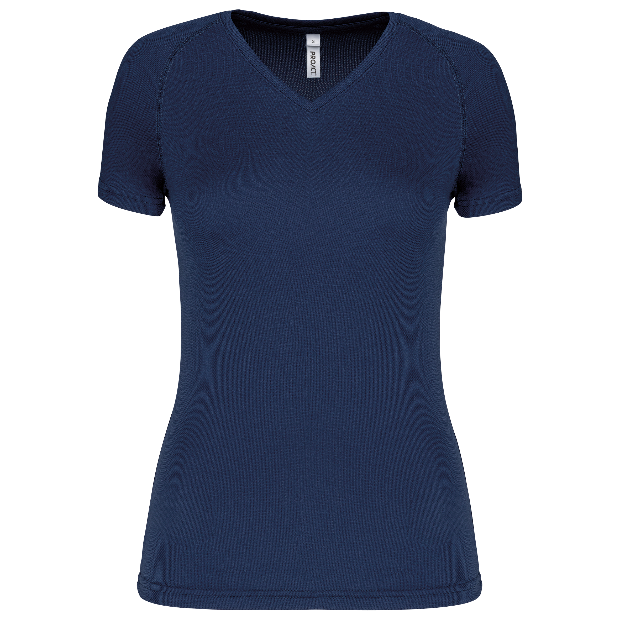 Miniature 20 pour T-shirt de sport manches courtes col v femme