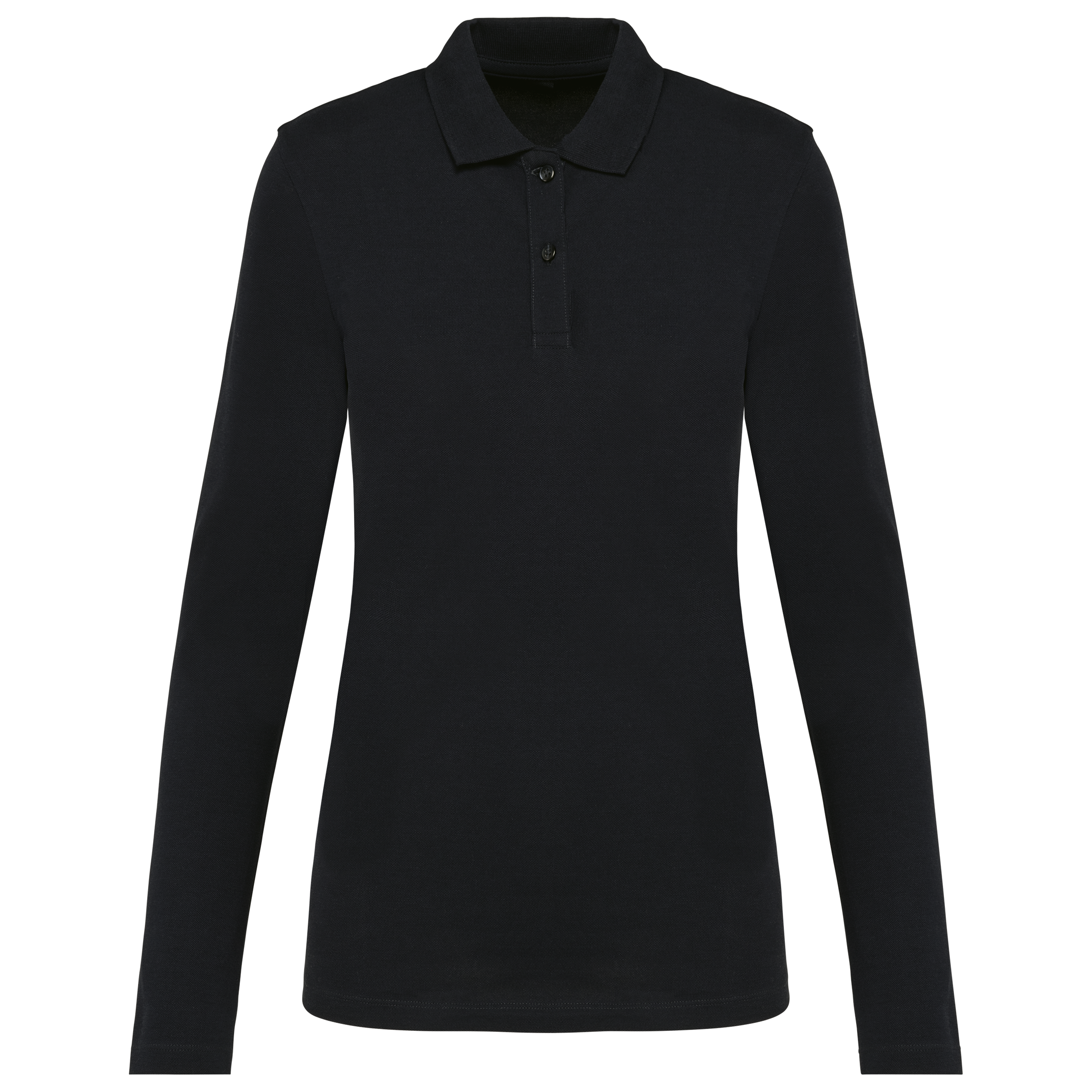 Miniature 14 pour Polo Supima® manches longues femme