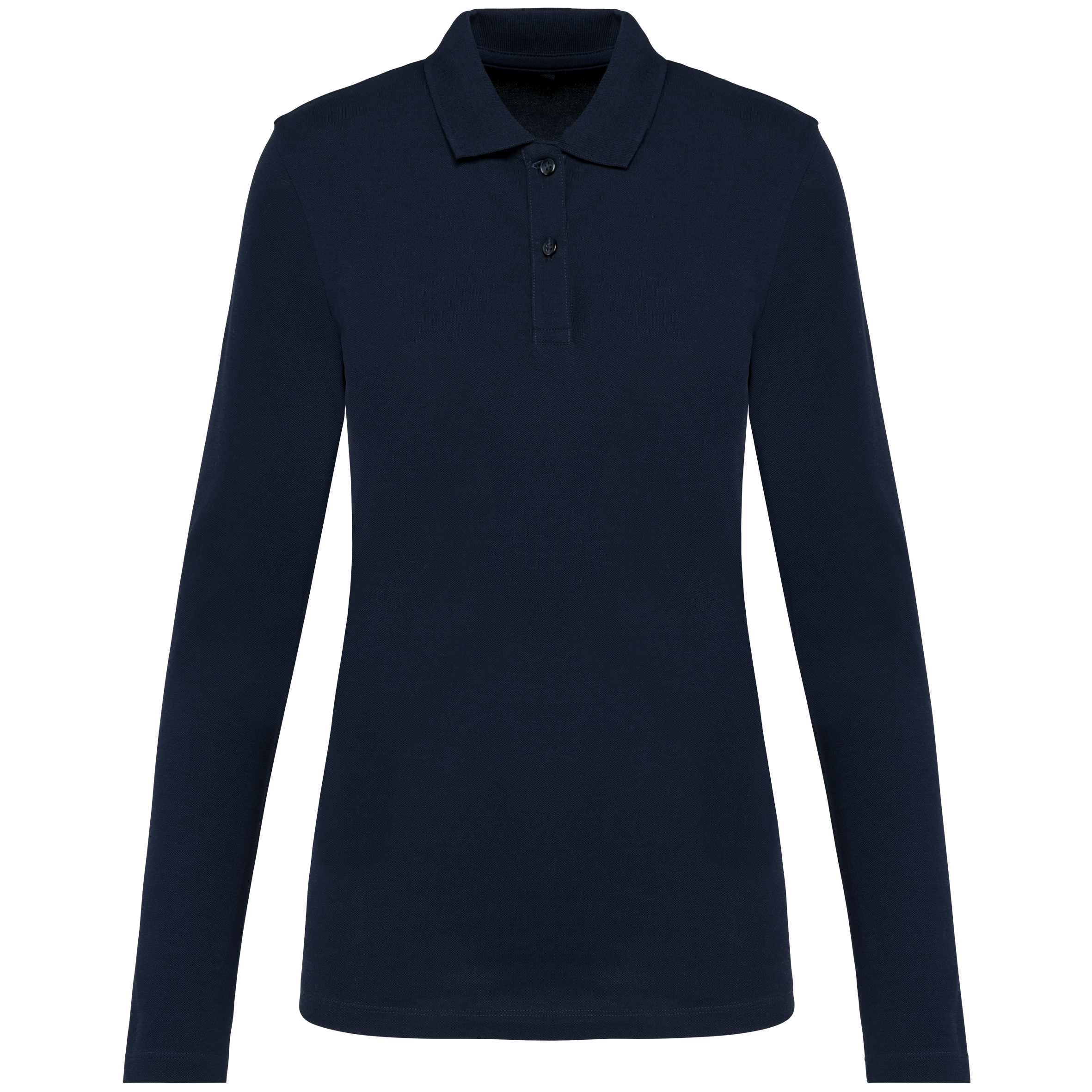 Miniature 15 pour Polo Supima® manches longues femme