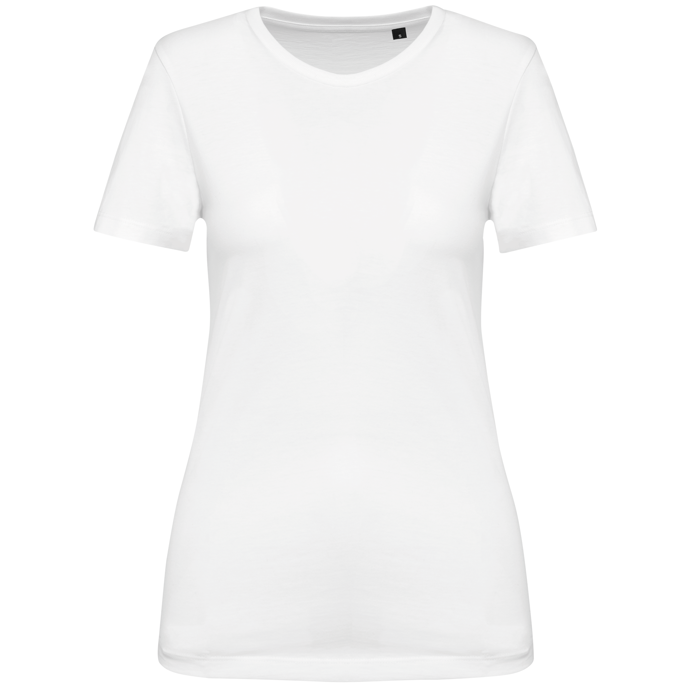 Miniature 14 pour T-shirt Supima® col rond manches courtes femme