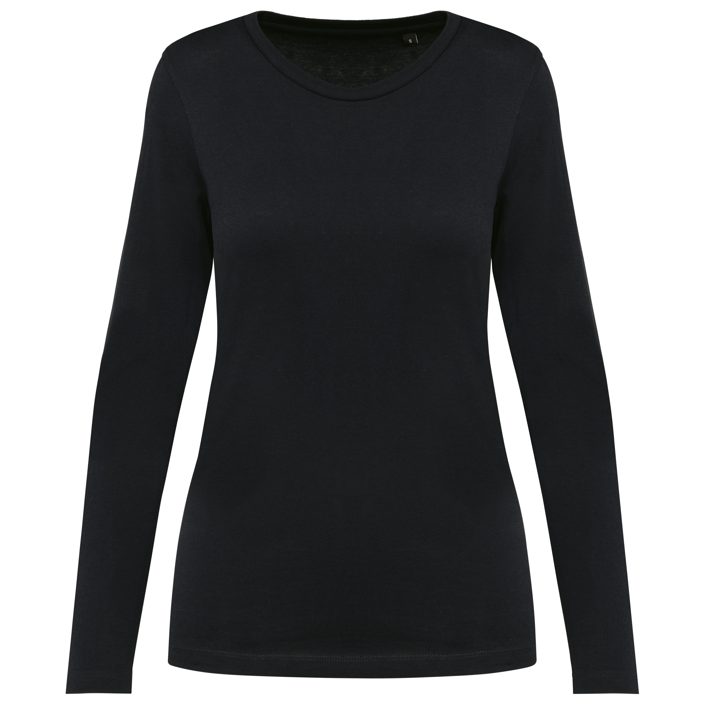 Miniature 12 pour T-shirt Supima® col rond manches longues femme