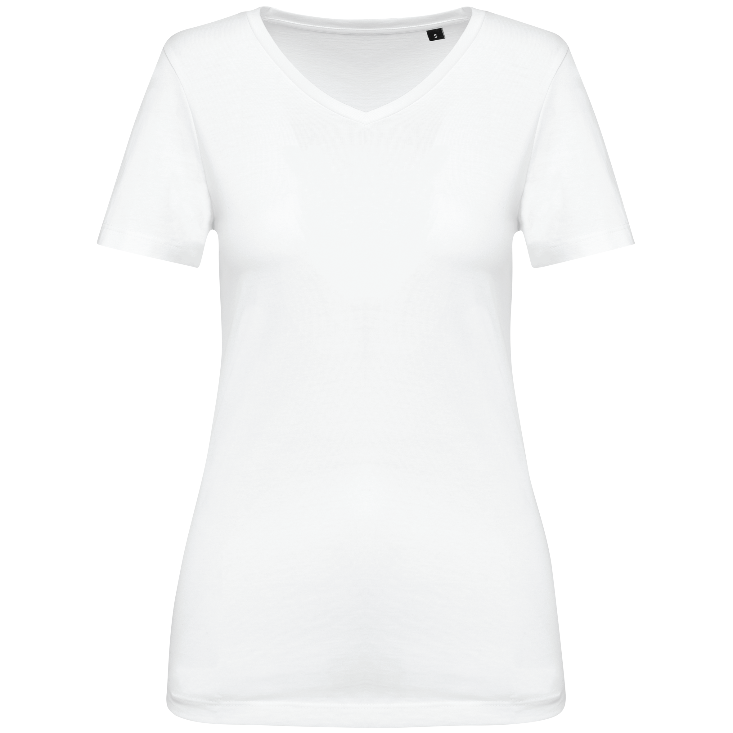Miniature 14 pour T-shirt Supima® col V manches courtes femme