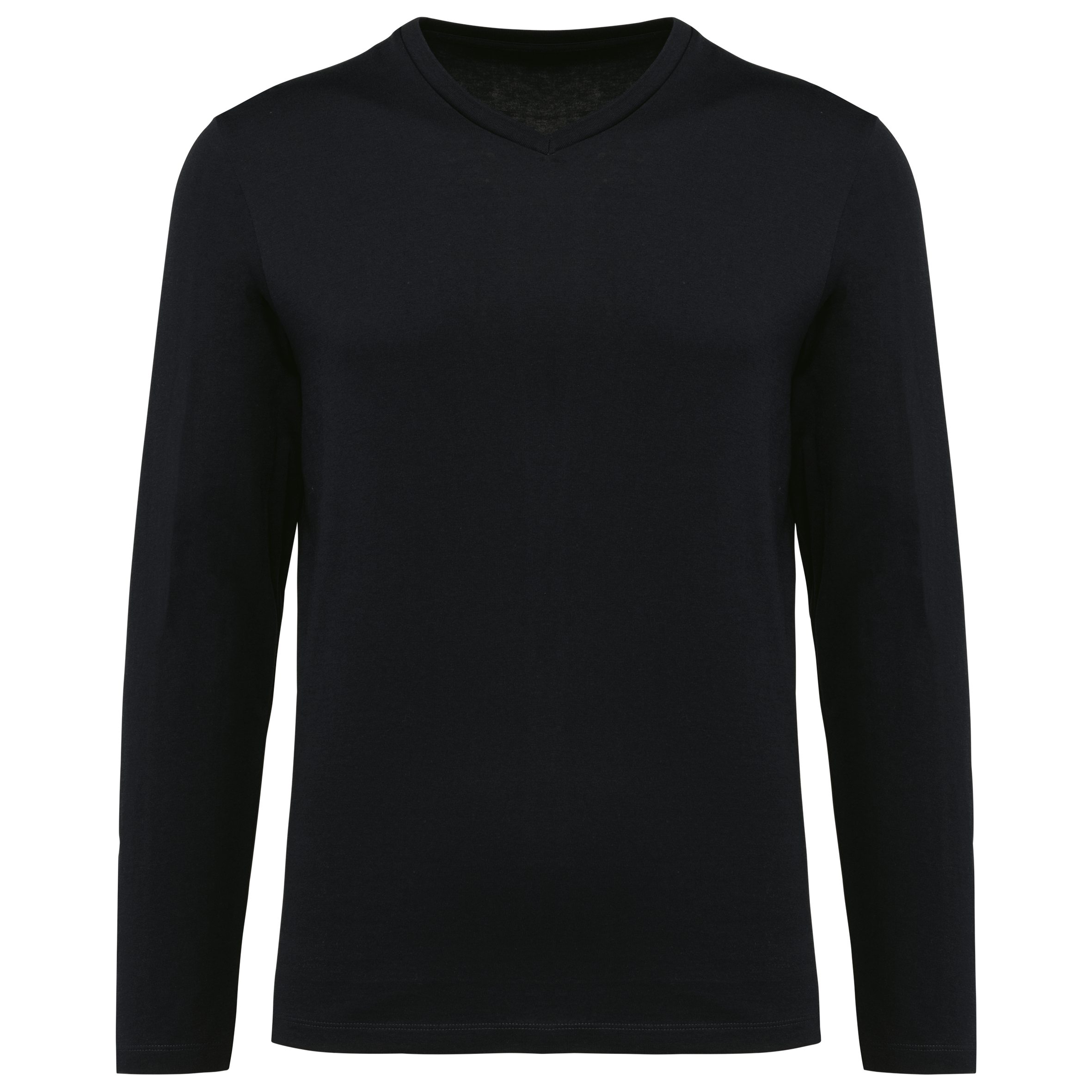 Miniature 12 pour T-shirt Supima® col V manches longues homme