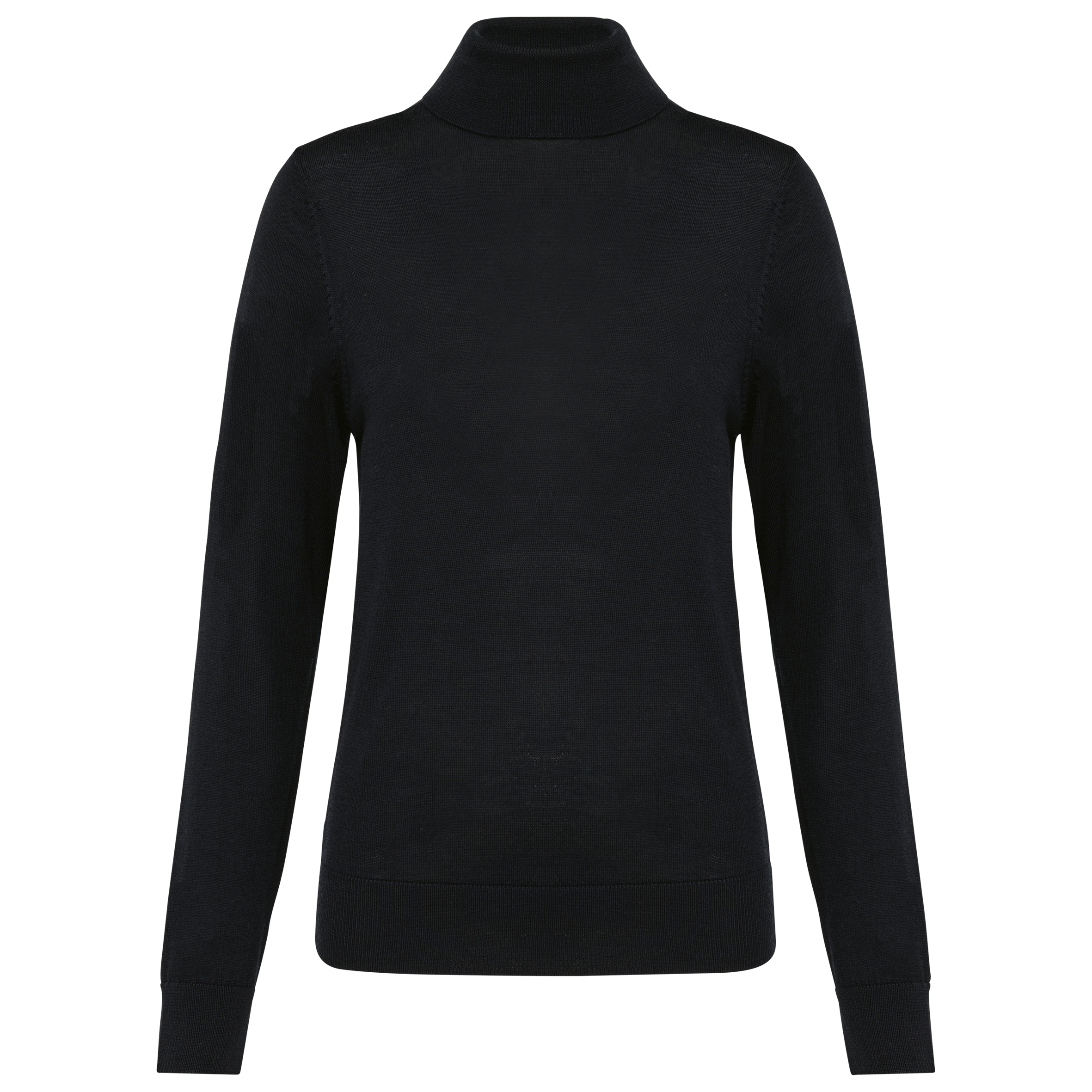 Miniature 12 pour Pull Mérinos col roulé femme