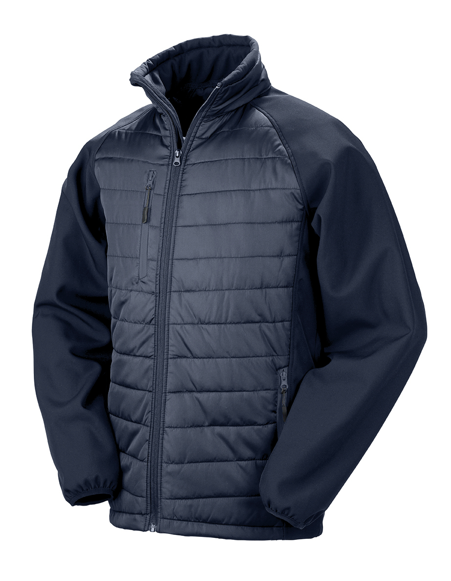 Miniature 18 pour Veste softshell rembourrée black compass recyclée