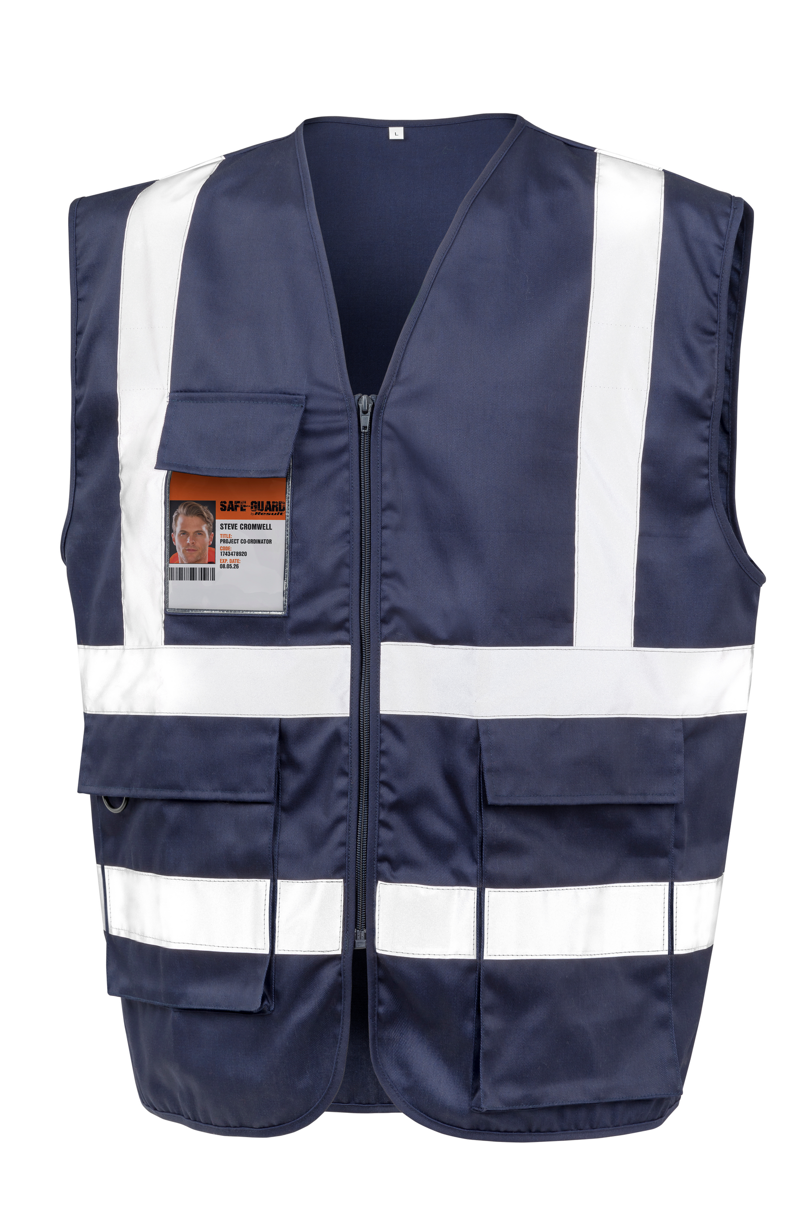 Miniature 6 pour Gilet de sécurité zippé