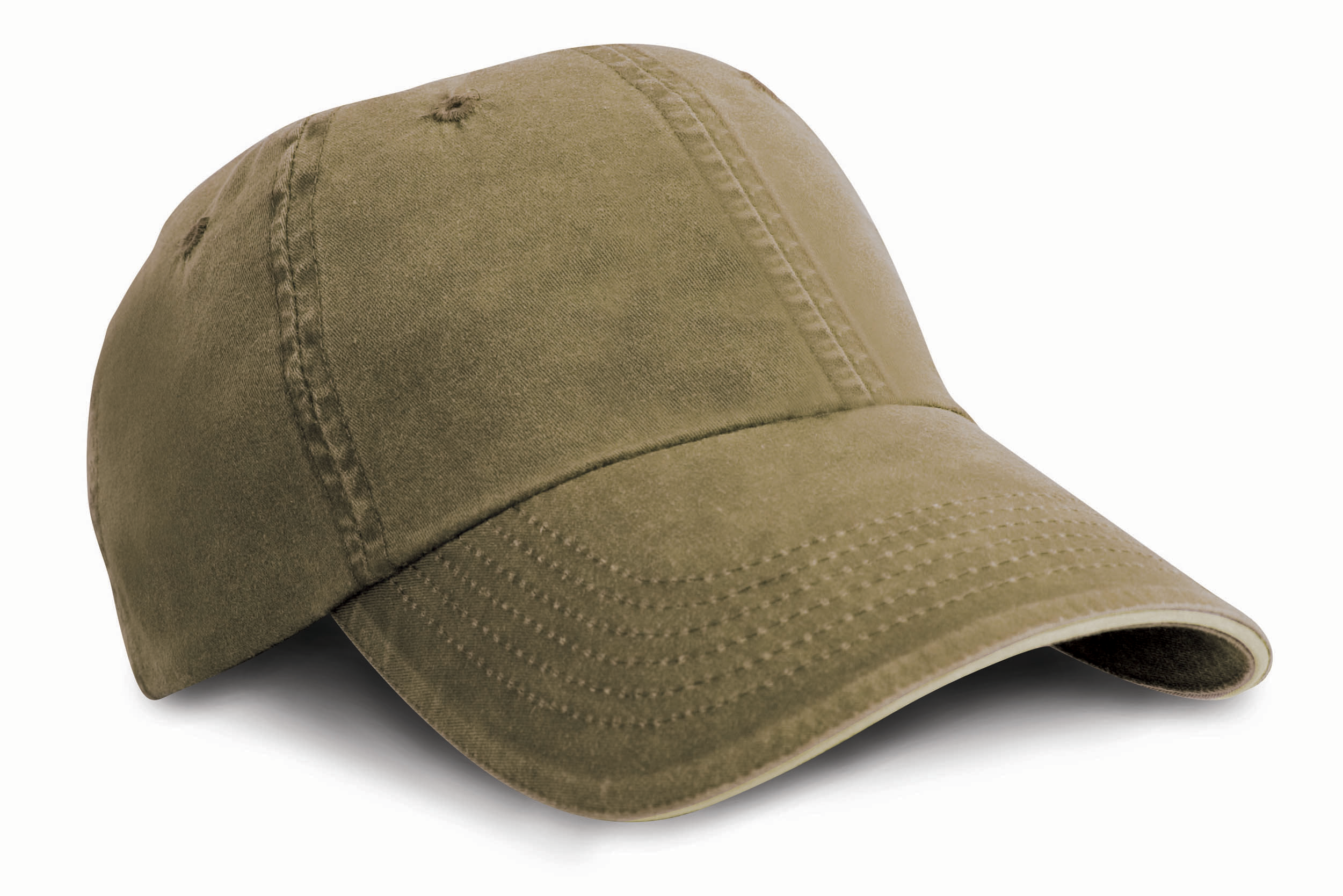 Miniature 8 pour Casquette coton fine ligne lavé avec visière sandwich