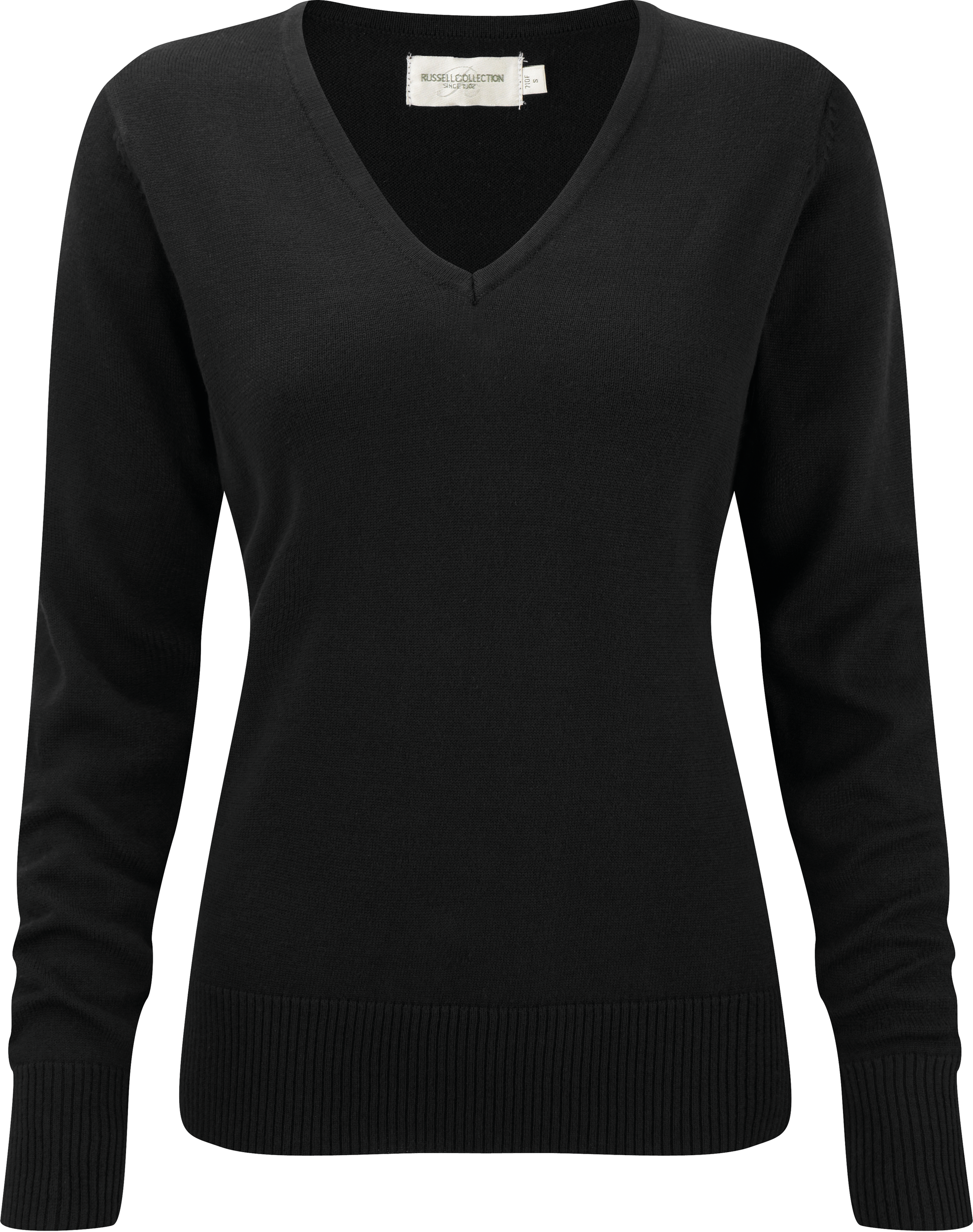 Miniature 3 pour Pullover femme col v