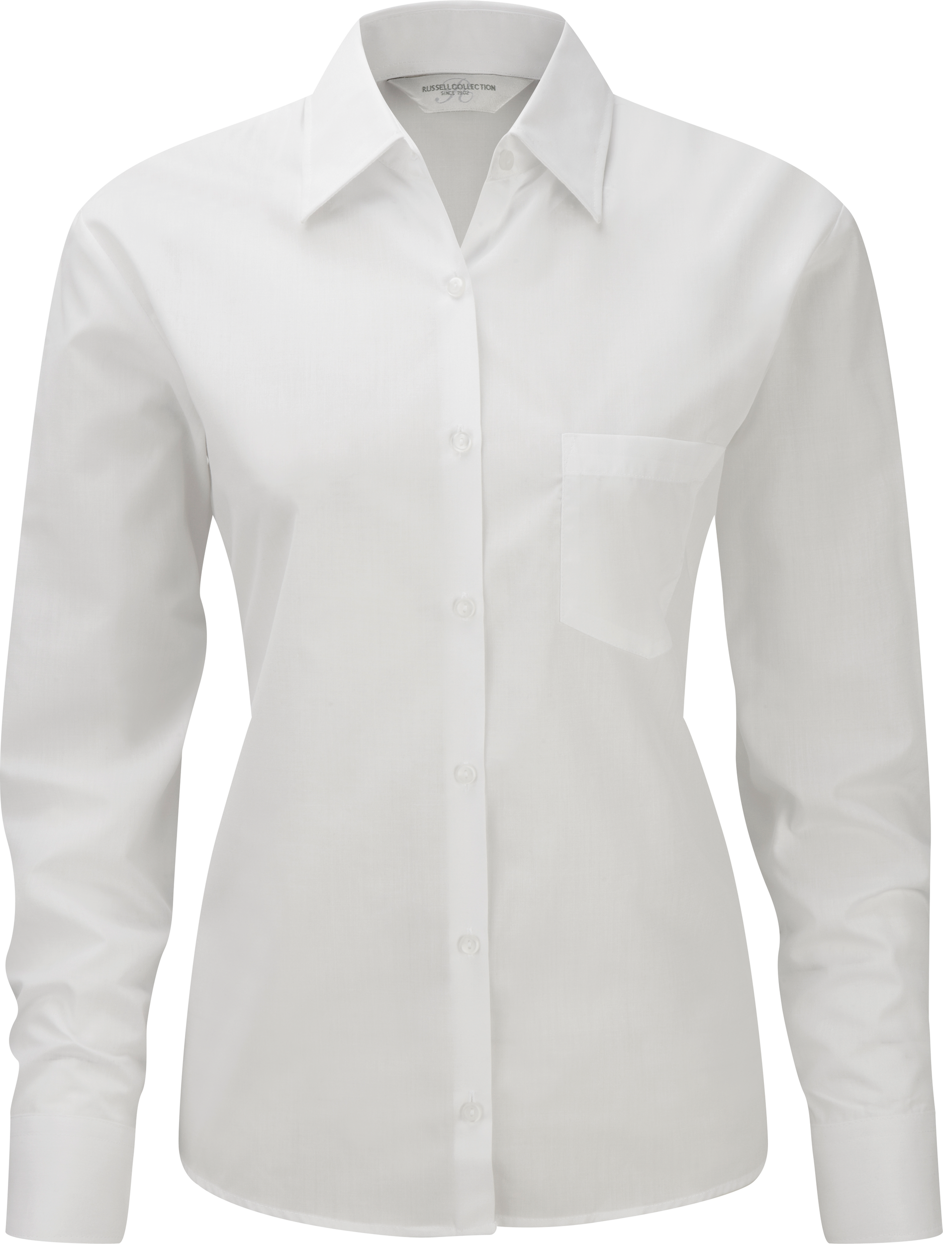 Miniature 4 pour Chemise femme popeline polycoton manches longues