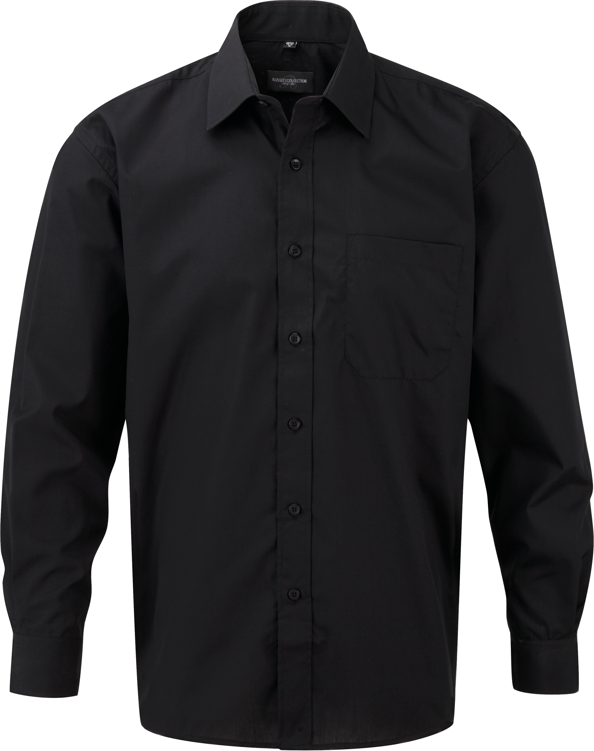 Miniature 3 pour Chemise homme popeline polycoton manches longues