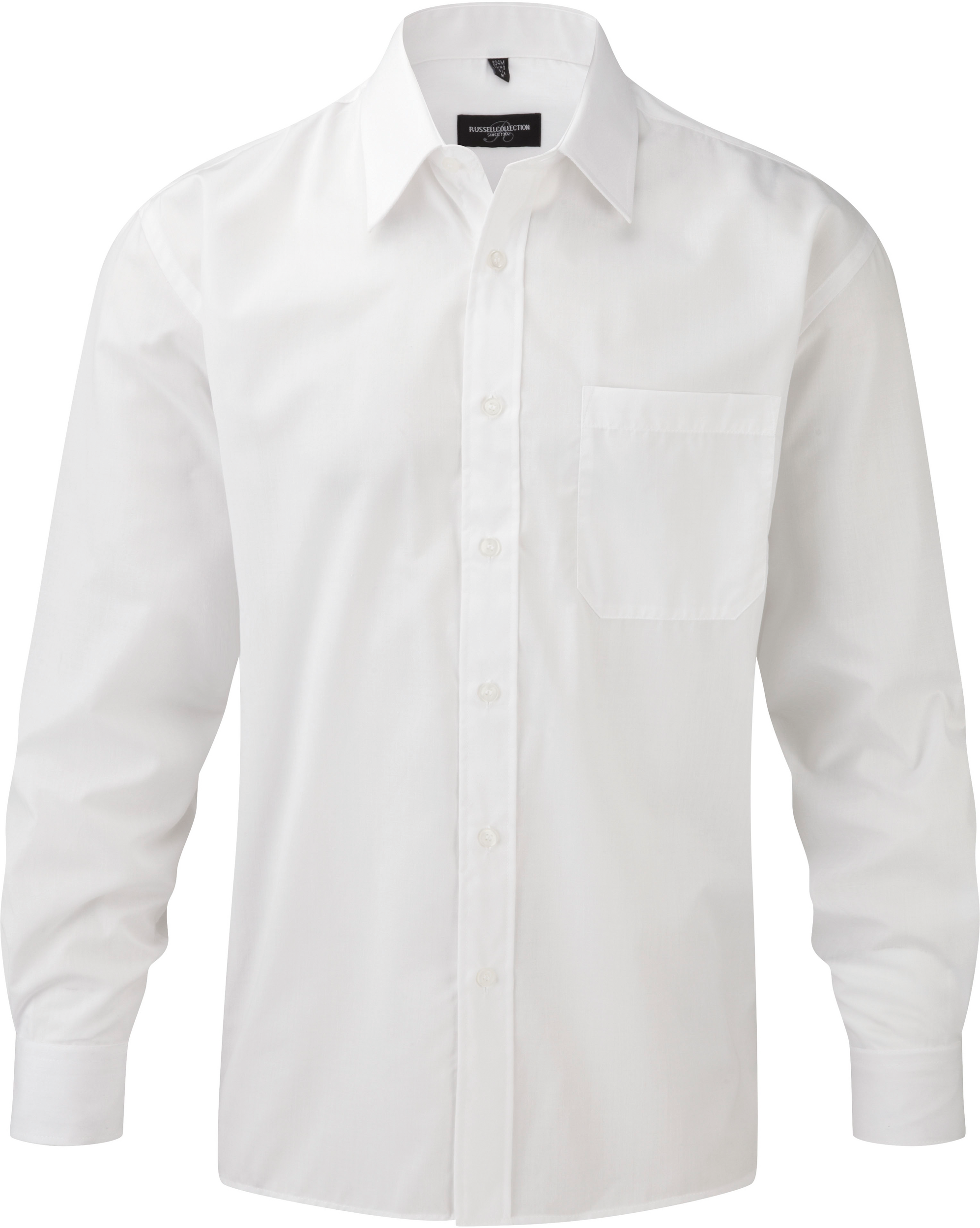 Miniature 4 pour Chemise homme popeline polycoton manches longues