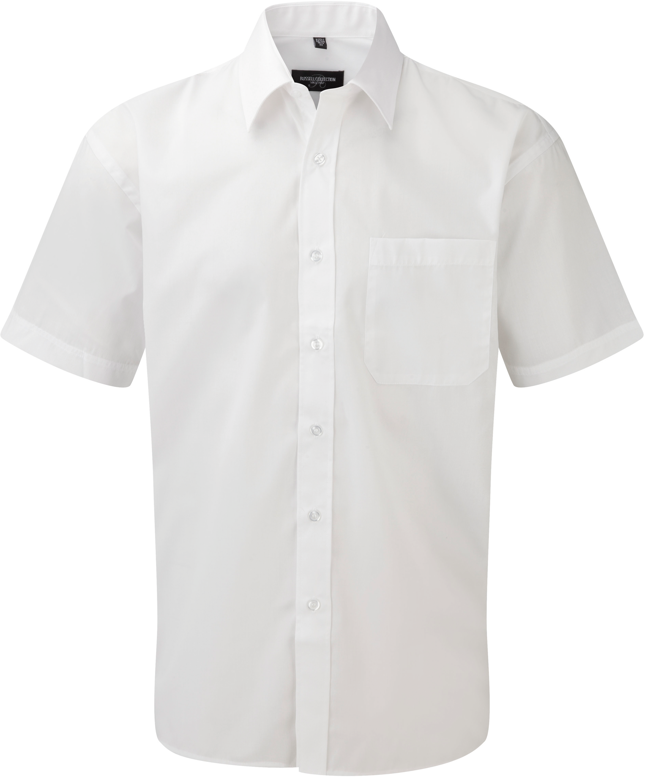 Miniature 4 pour Chemise homme popeline polycoton manches courtes