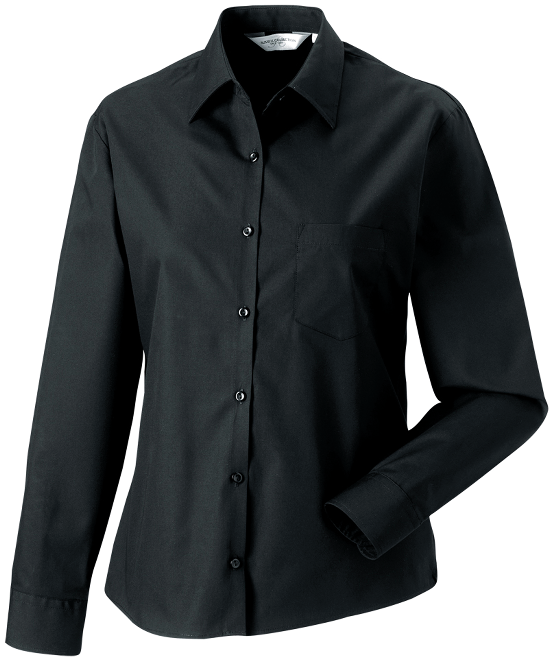 Miniature 3 pour Chemise femme popeline pur coton manches longues
