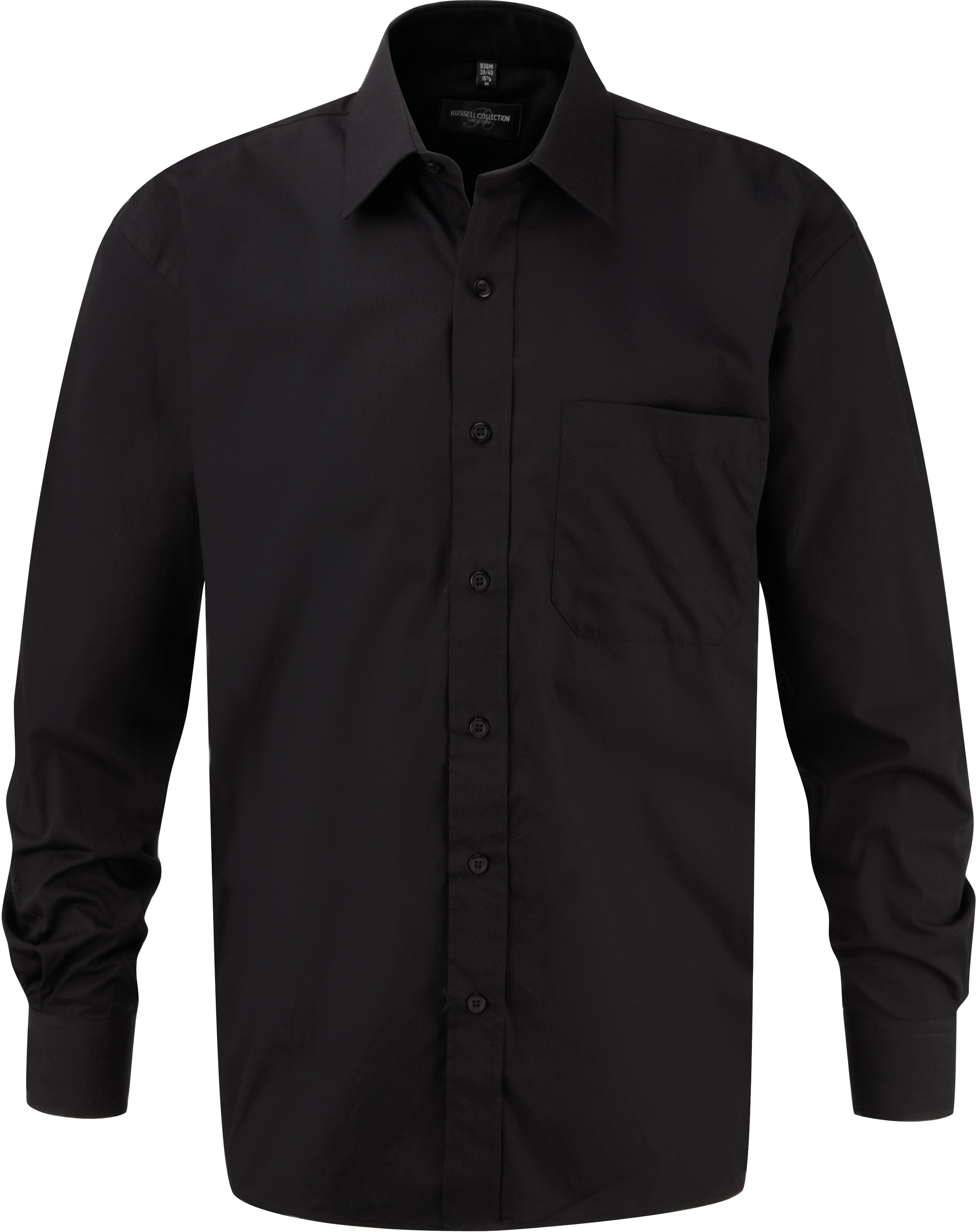Miniature 3 pour Chemise homme popeline pur coton manches longues
