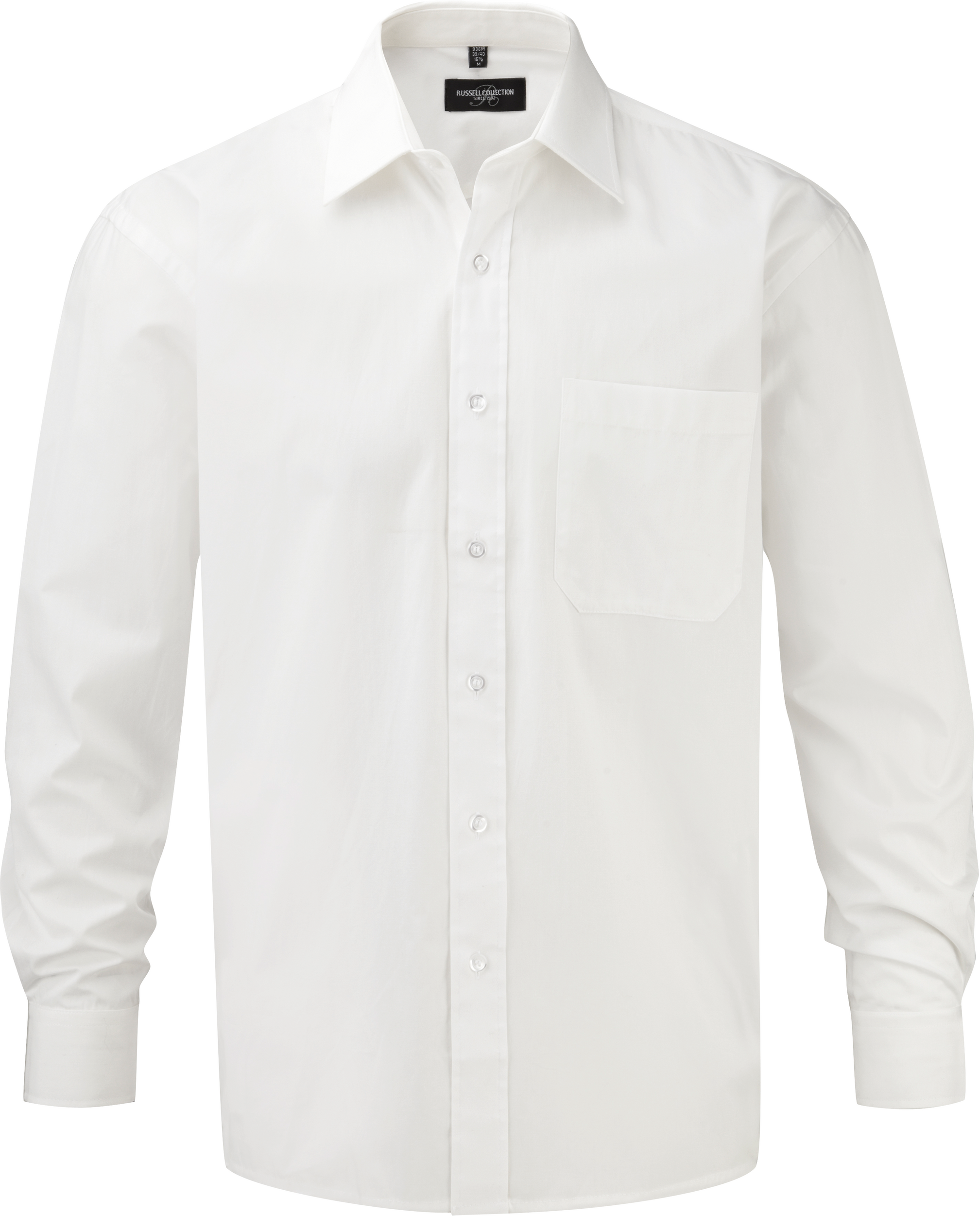 Miniature 4 pour Chemise homme popeline pur coton manches longues