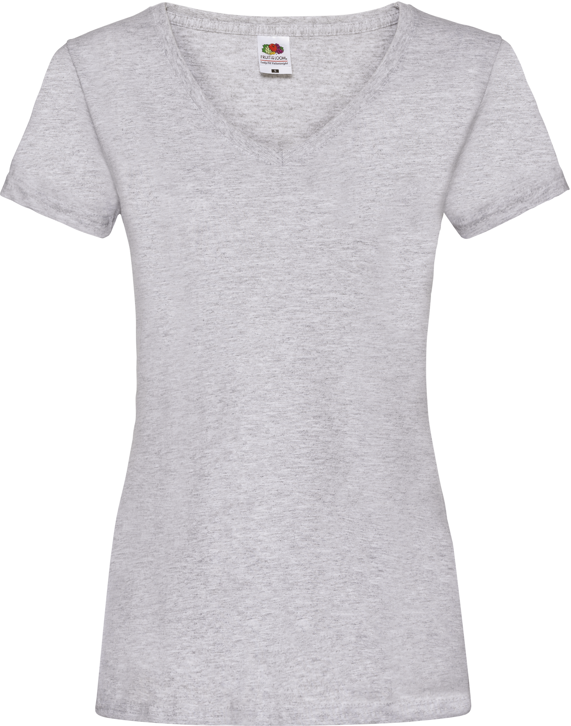 Miniature 5 pour T-shirt femme col v Valueweight (61-398-0)