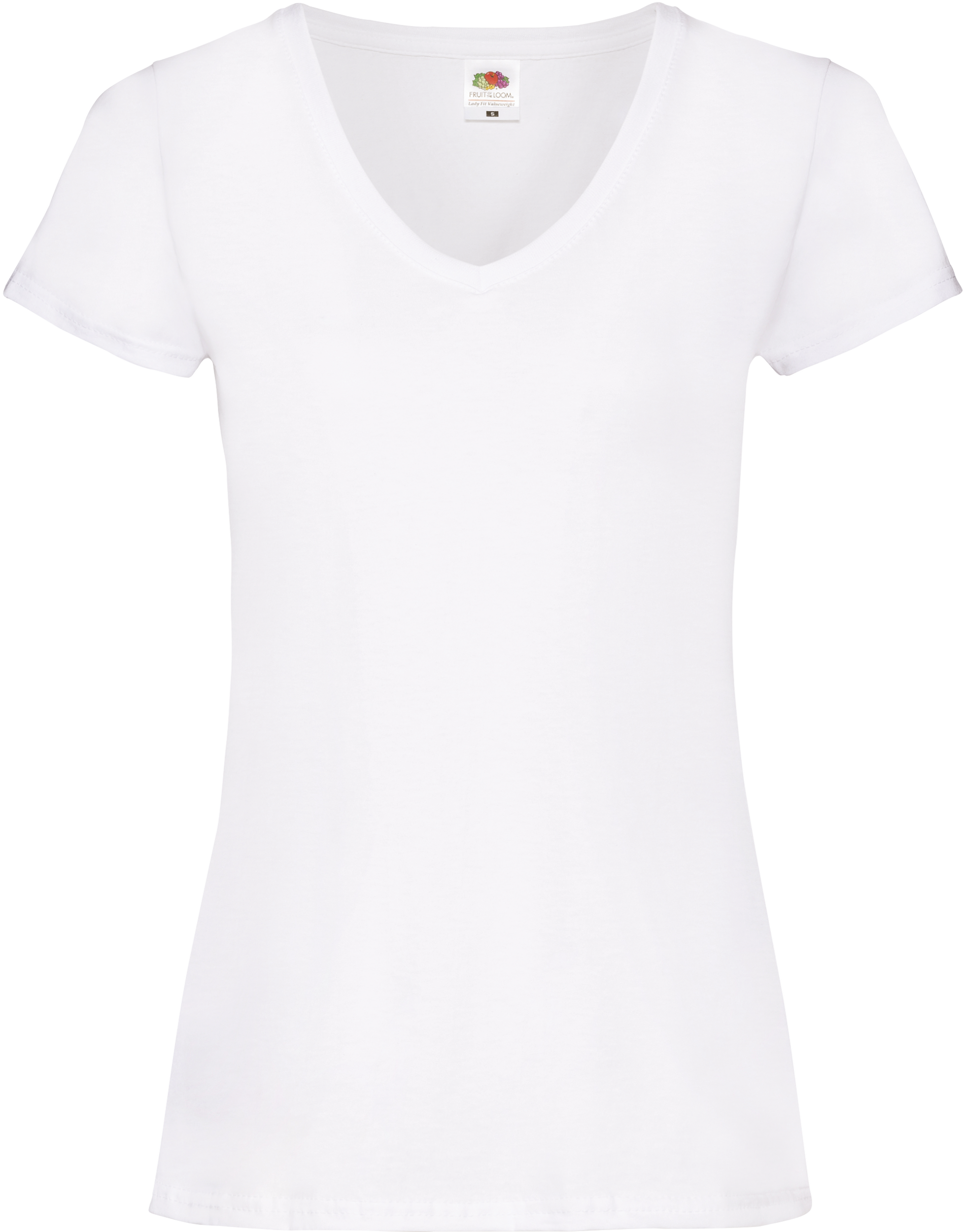 Miniature 6 pour T-shirt femme col v Valueweight (61-398-0)
