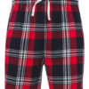 red-navy-check
