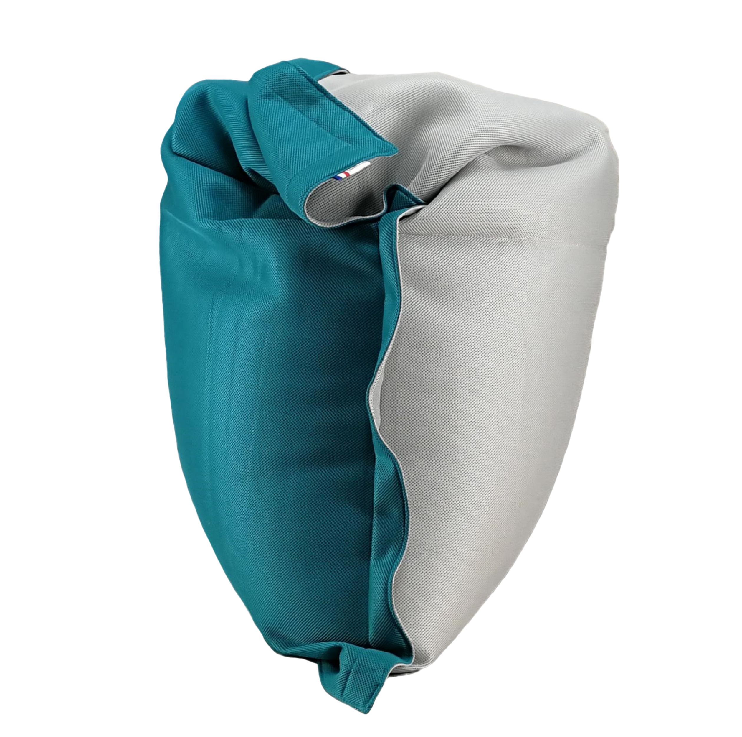 Miniature 6 pour Pouf déhoussable bicolore - Grand modèle