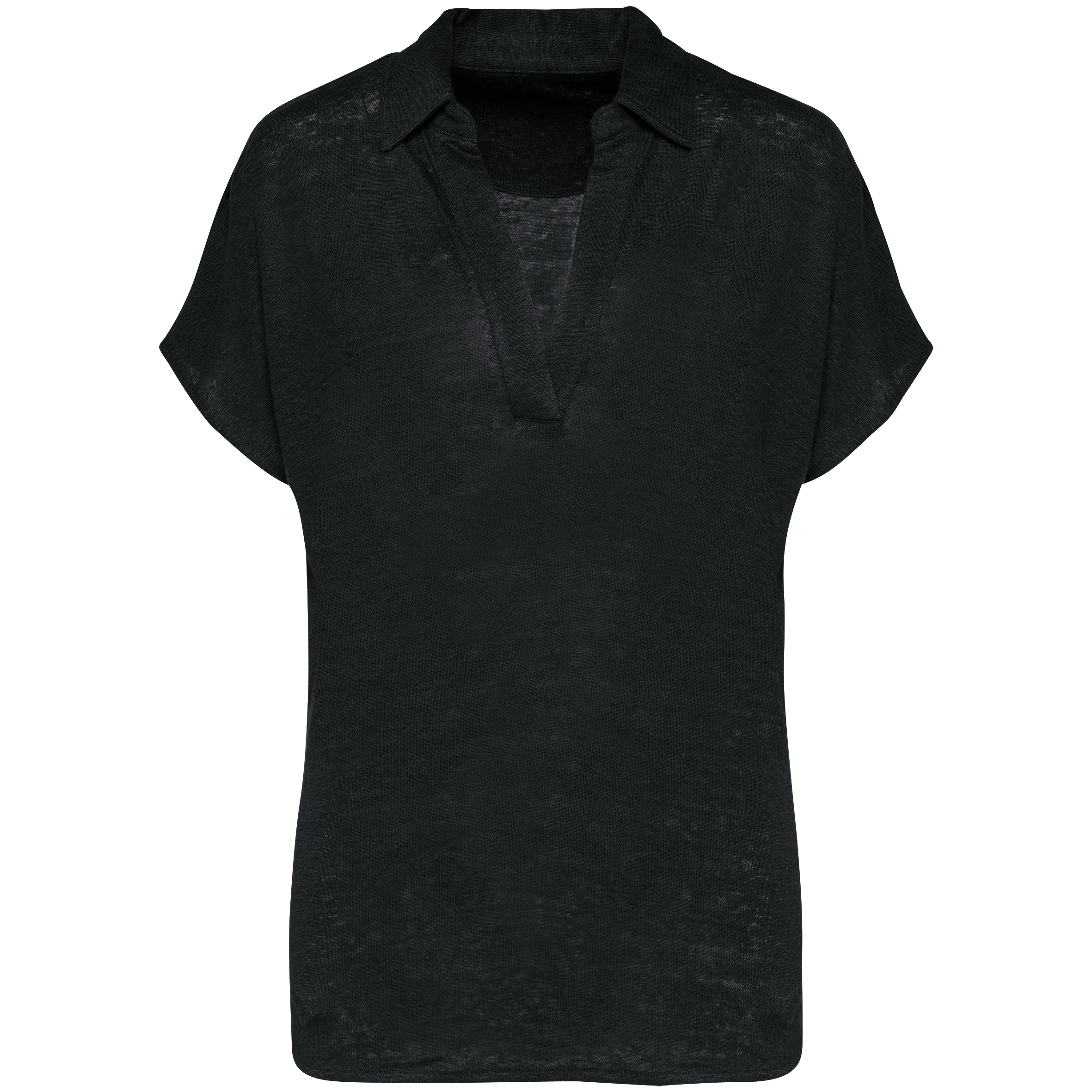 Miniature 1 pour Polo en lin femme