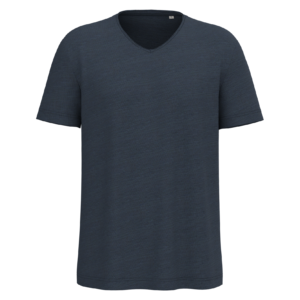 Visuel T-shirt écoresponsable col slub à épaules tombantes homme
