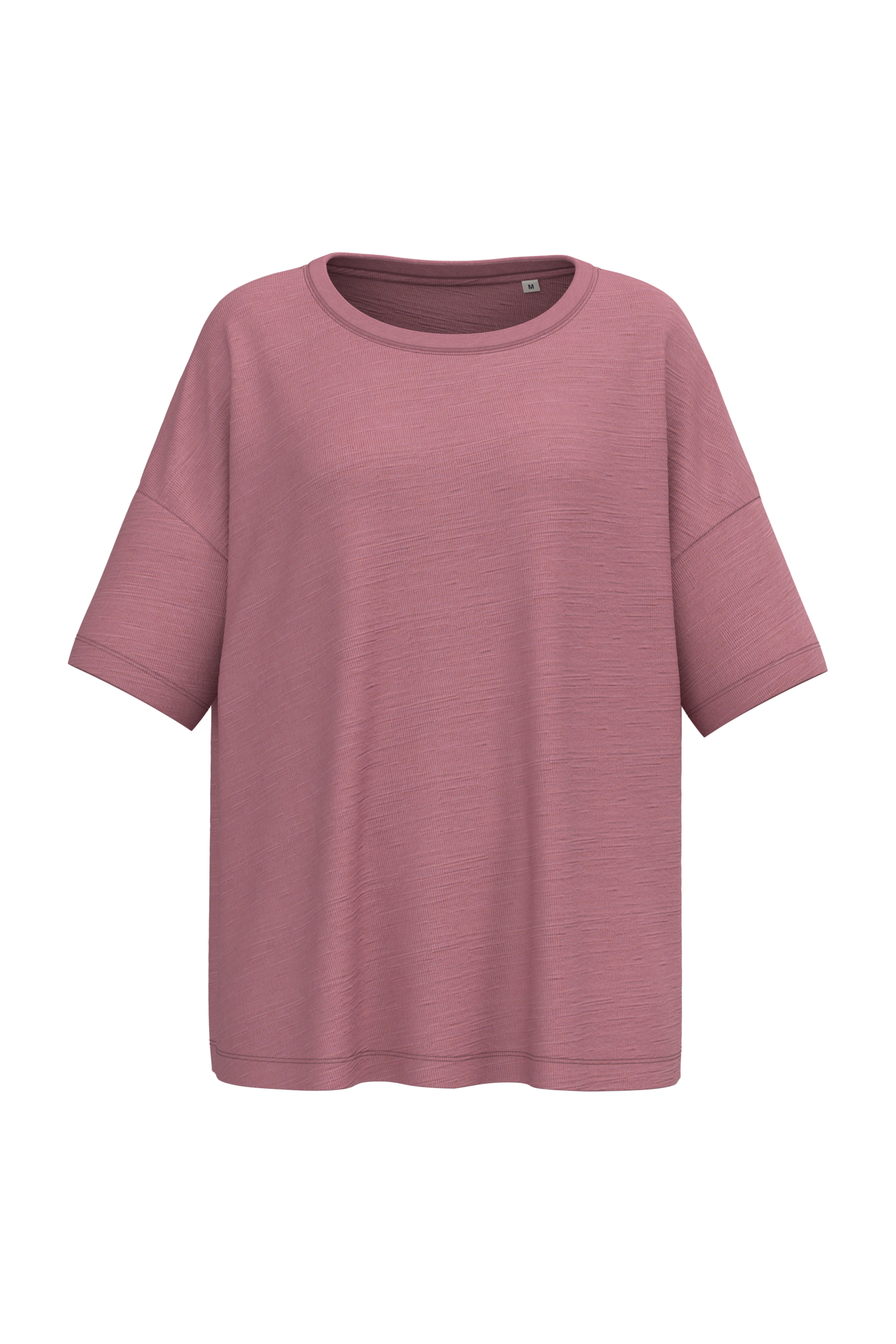 Miniature 1 pour T-shirt écoresponsable slub oversize femme