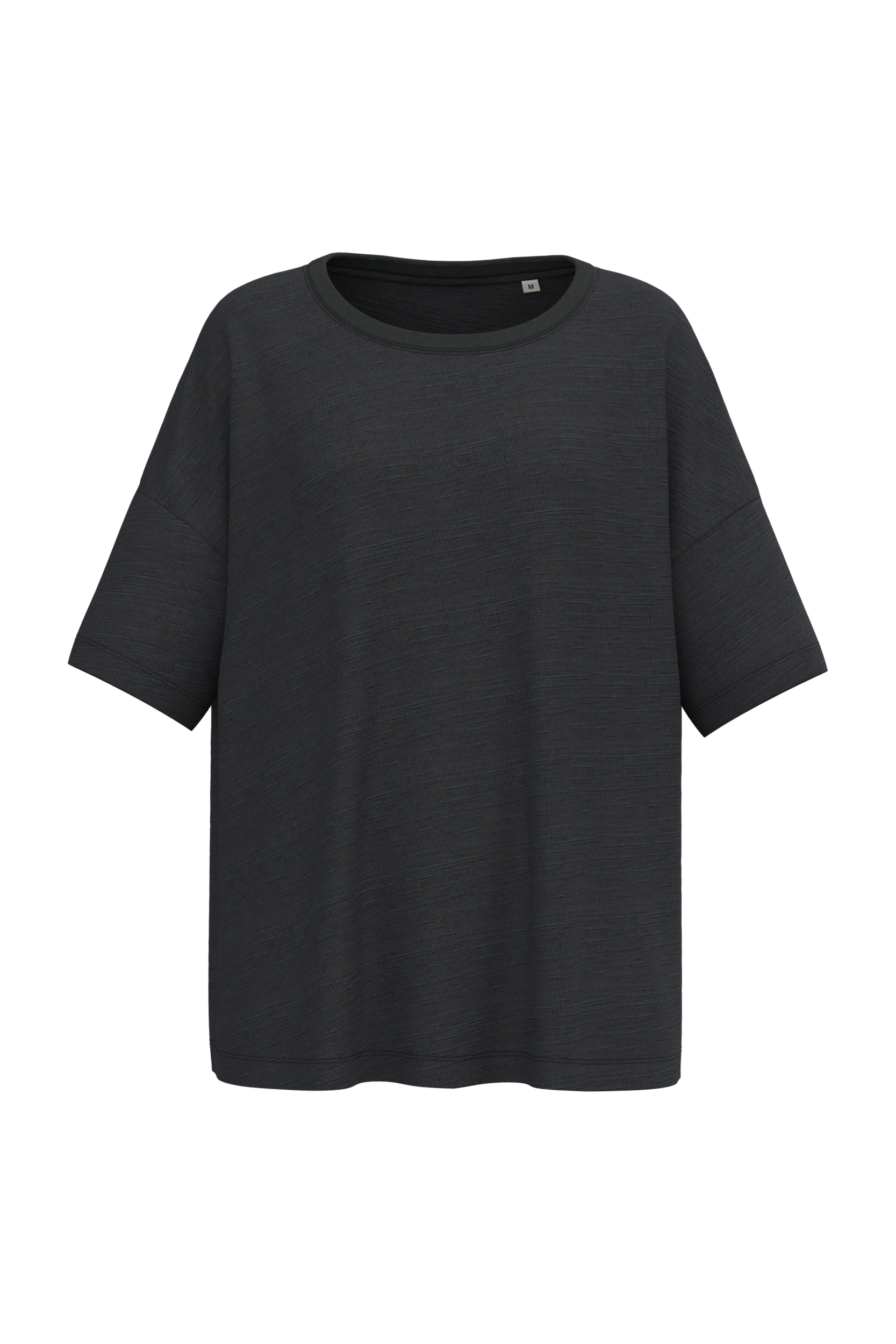 Miniature 2 pour T-shirt écoresponsable slub oversize femme