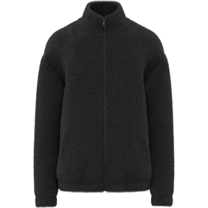 Visuel Sweat-shirt zippé à épaules tombantes en sherpa unisexe