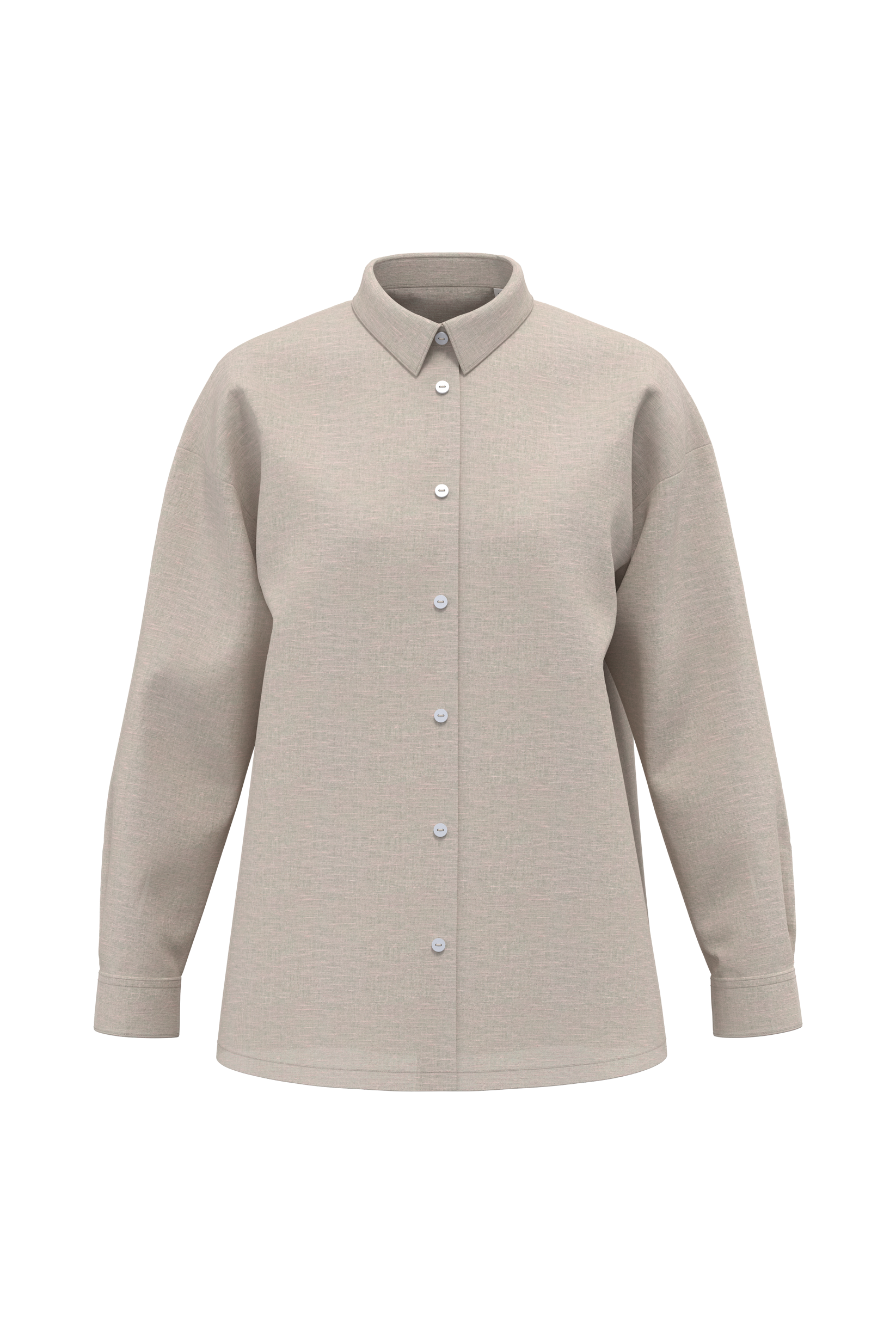 Miniature 1 pour Chemise oversize en lin femme