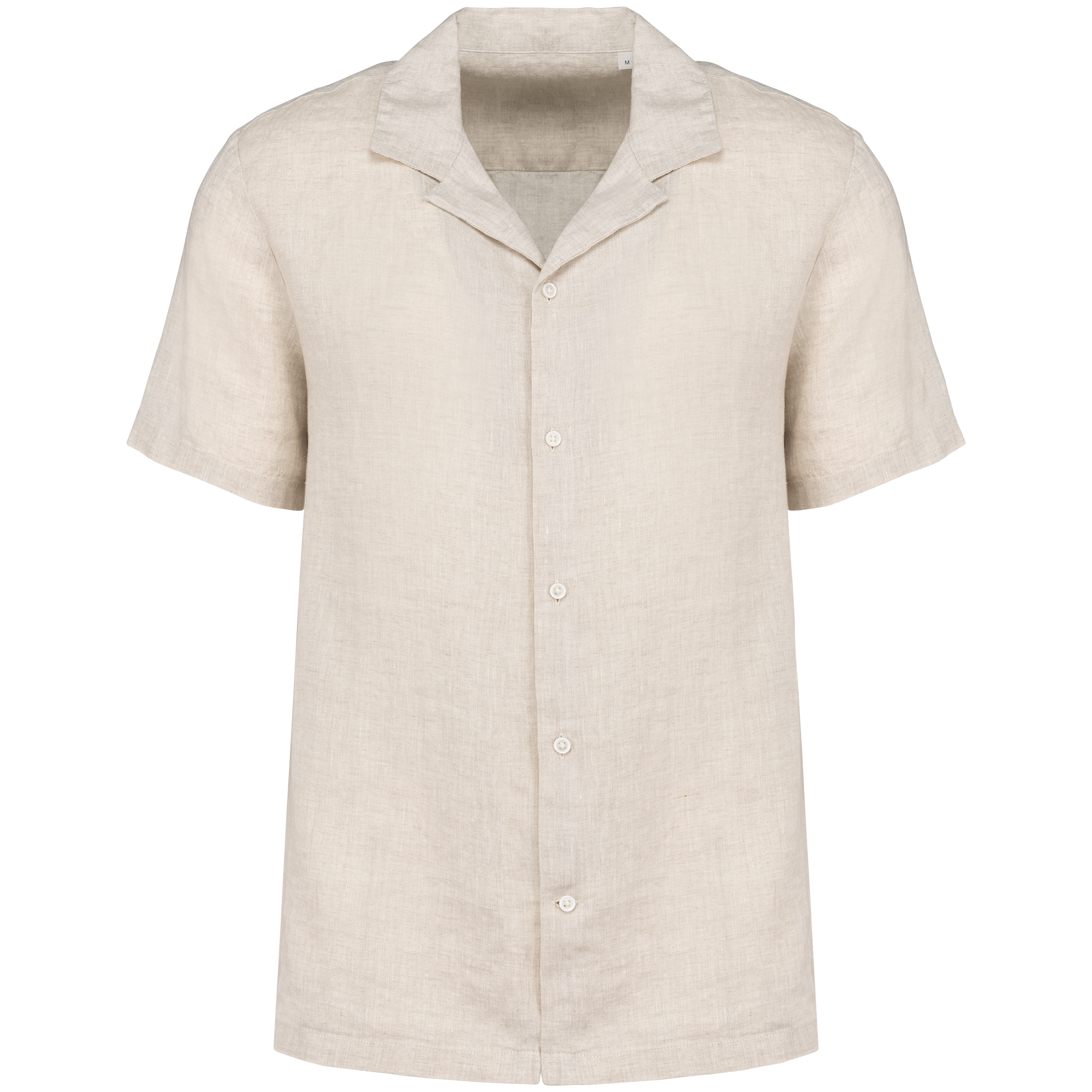 Miniature 1 pour Chemise à col bowling en lin homme