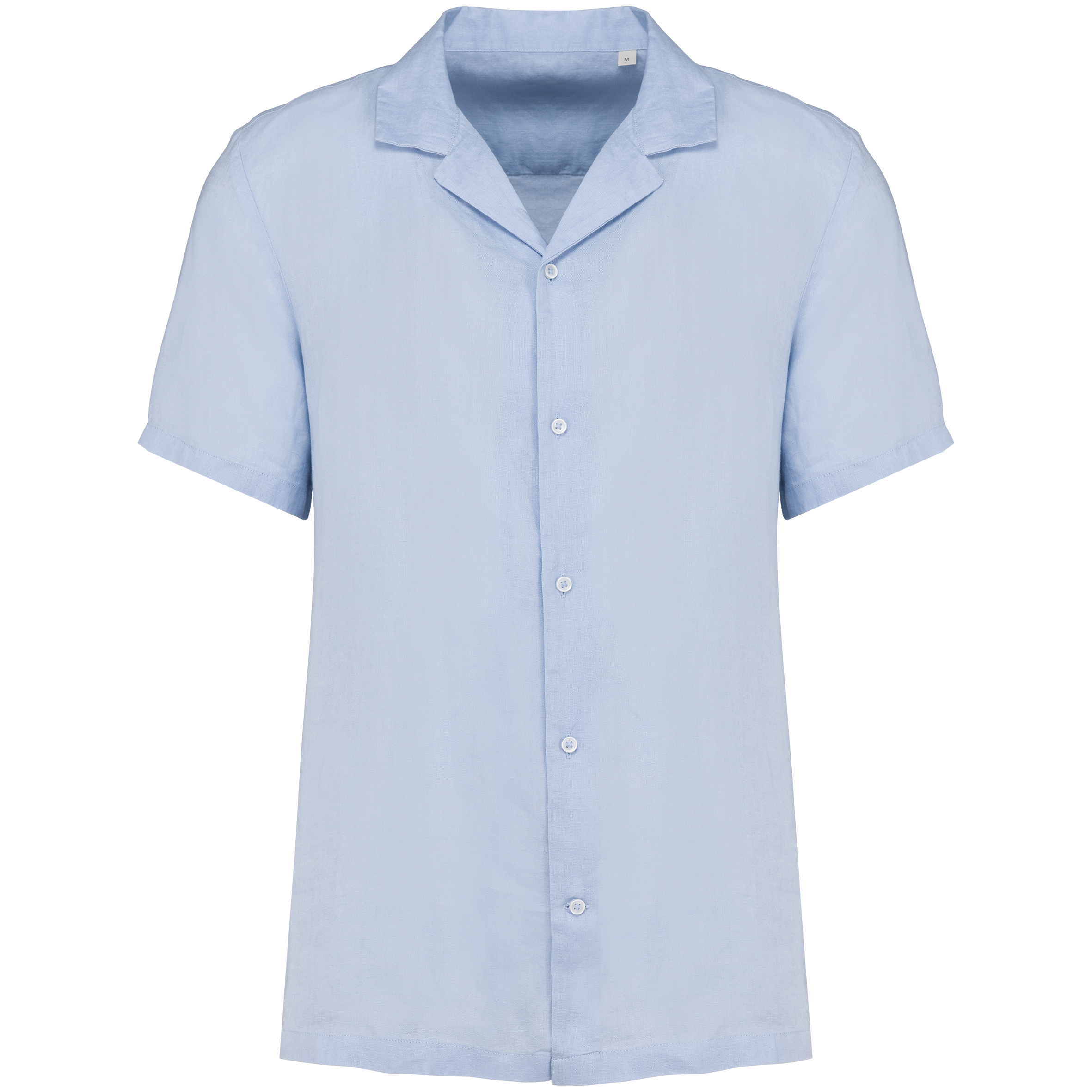 Miniature 2 pour Chemise à col bowling en lin homme