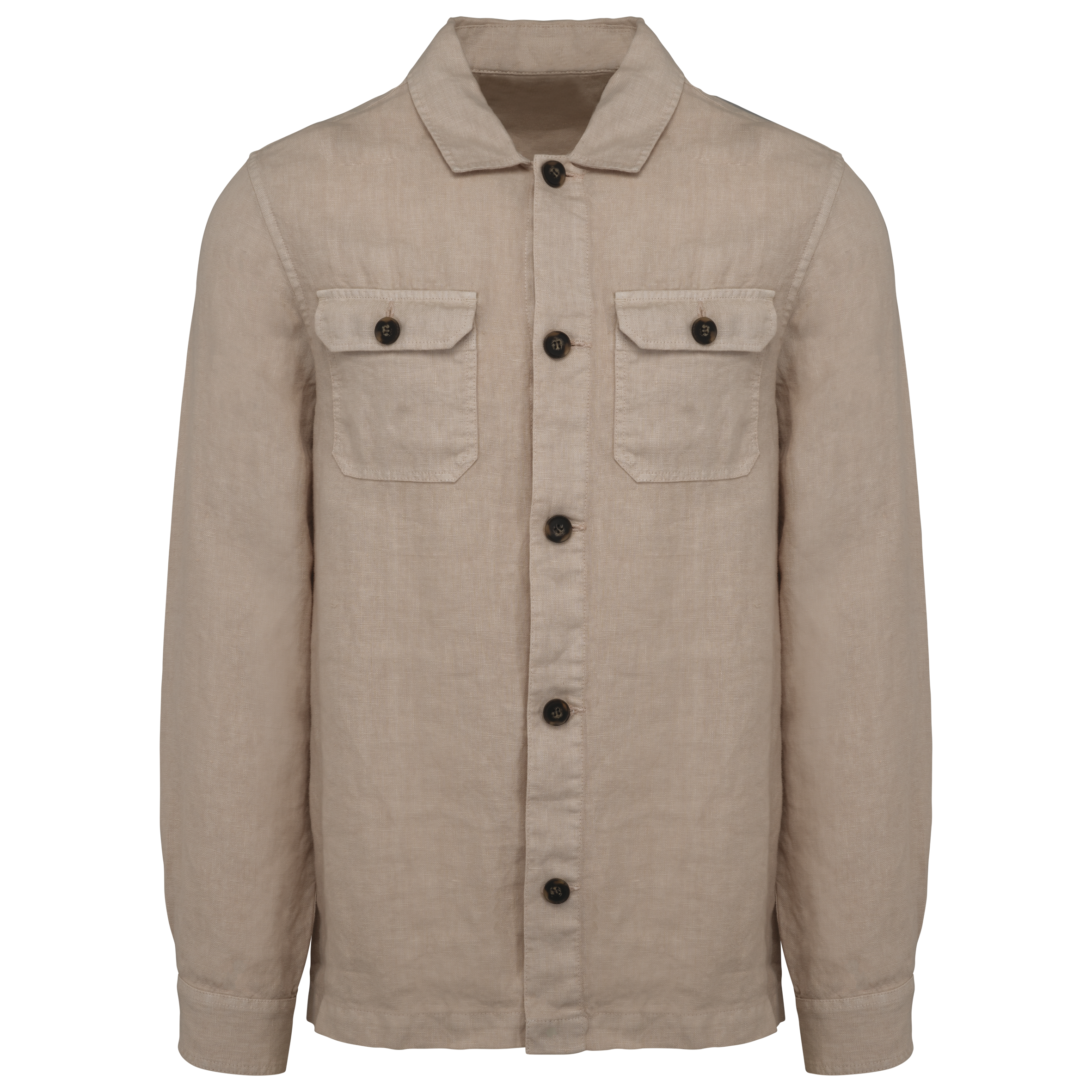 Miniature 1 pour Surchemise délavée en lin homme