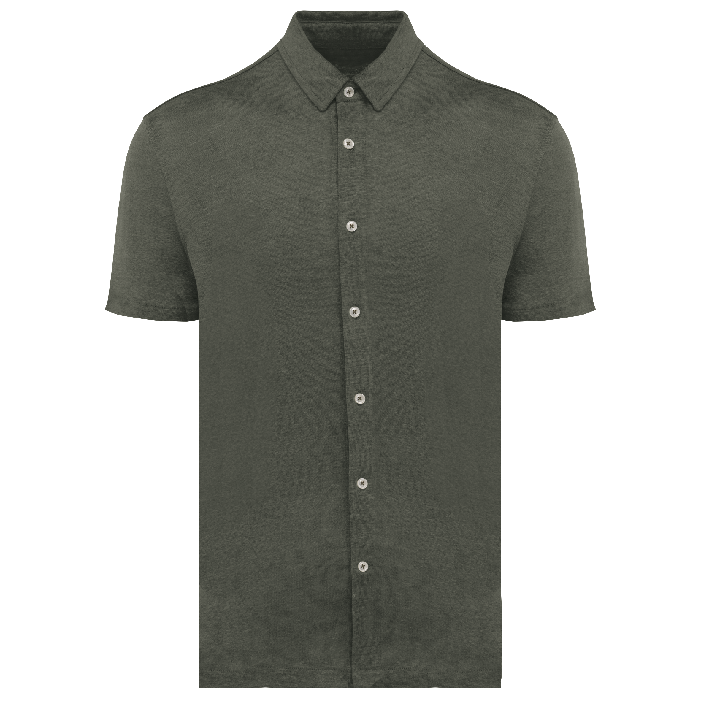 Miniature 3 pour Chemise à manches courtes en lin homme